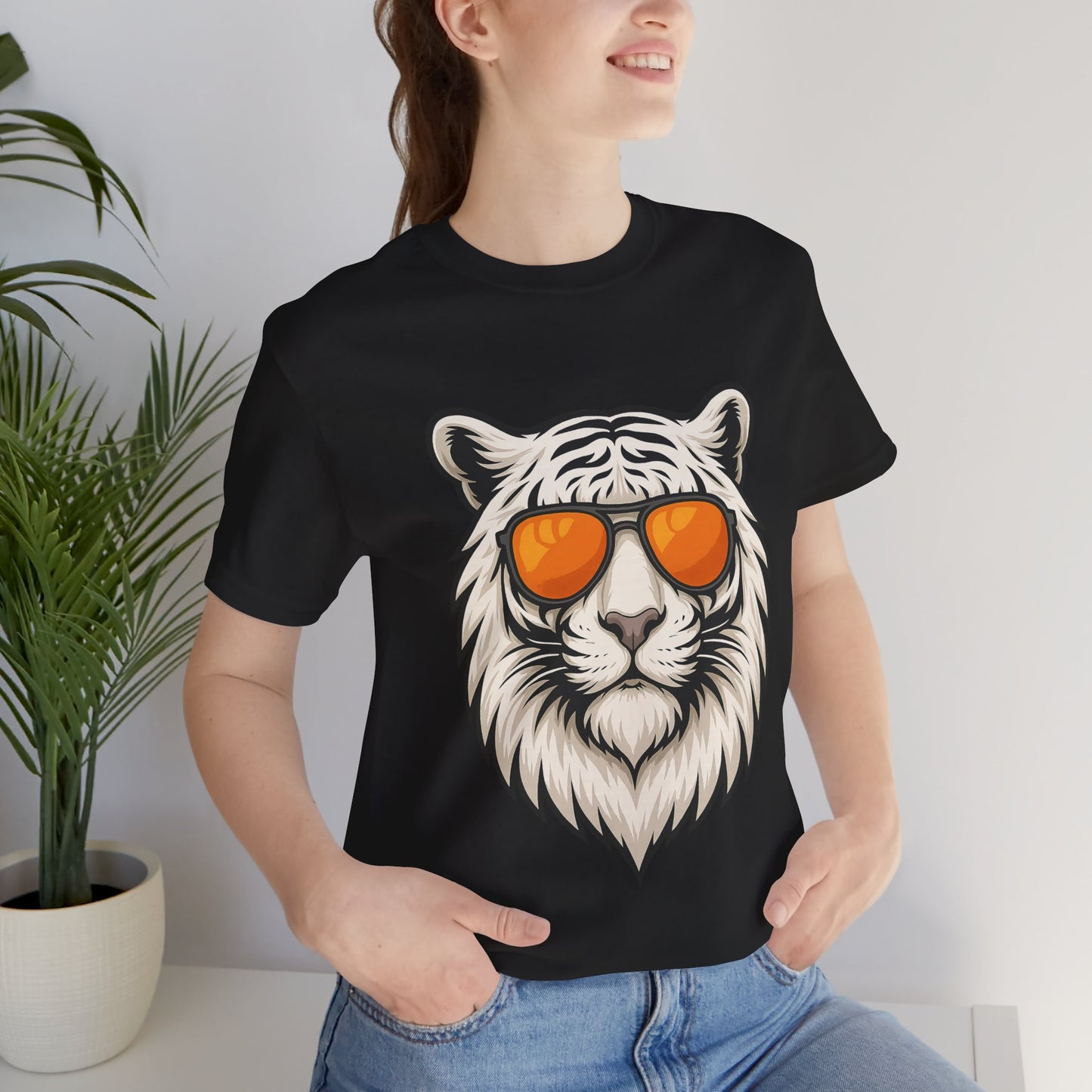Cool Tiger Orange Sunglasses Tee