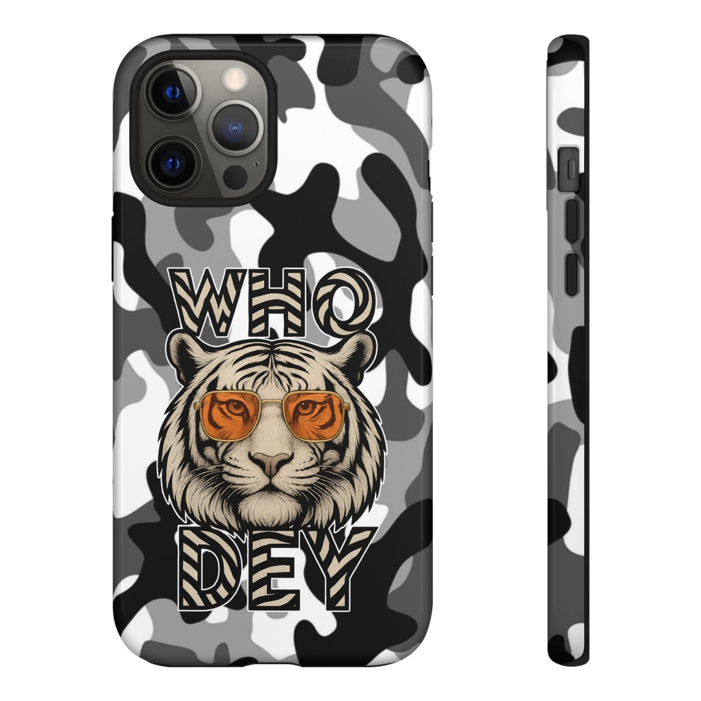WhiteOut Tiger Phone Case for iPhone