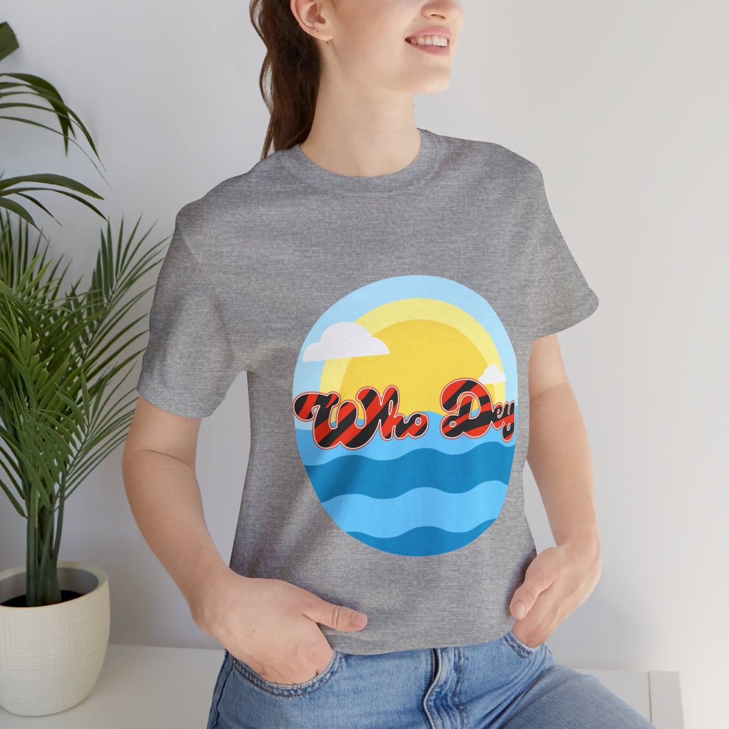Who Dey Vibes Unisex Jersey Short Sleeve Tee
