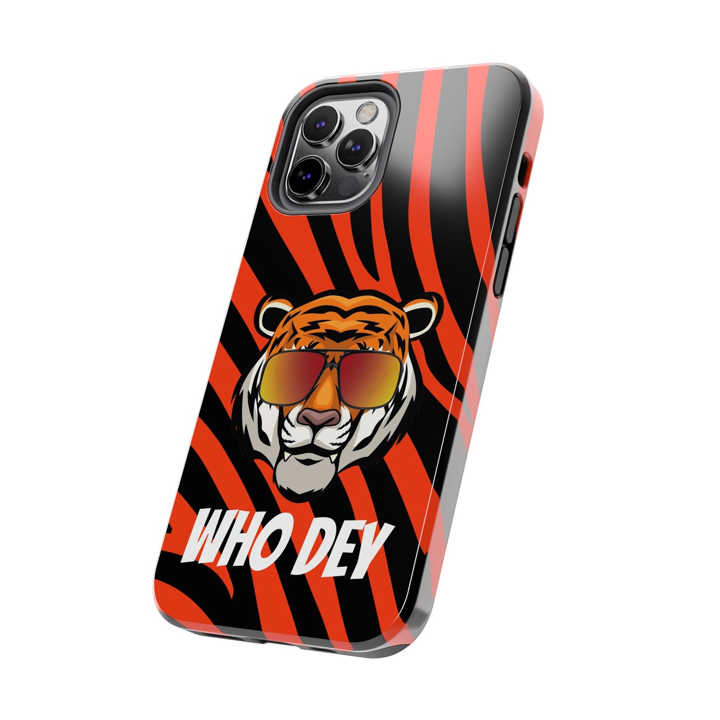 Who Dey Tiger Tough Phone Case