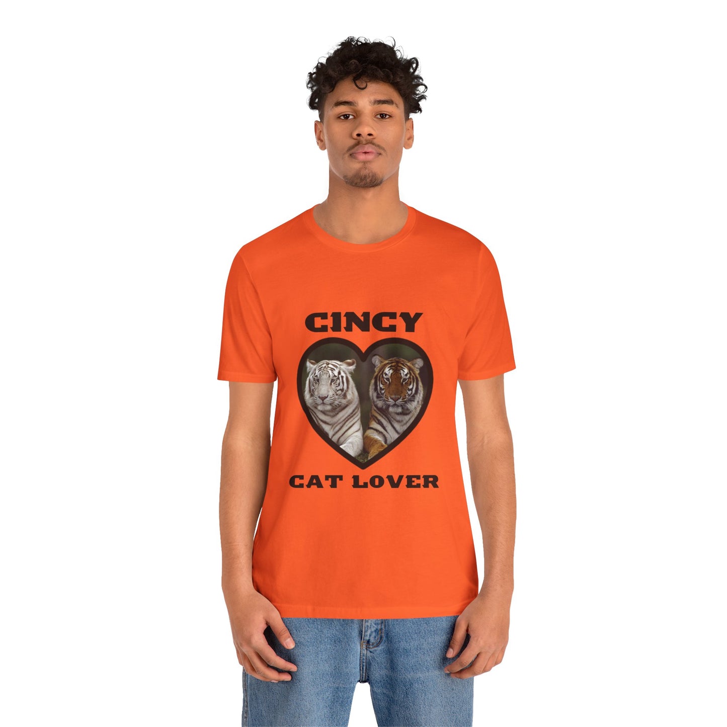 Cincy Cat Lover Unisex Jersey Tee - Perfect for WhoDey Lovers