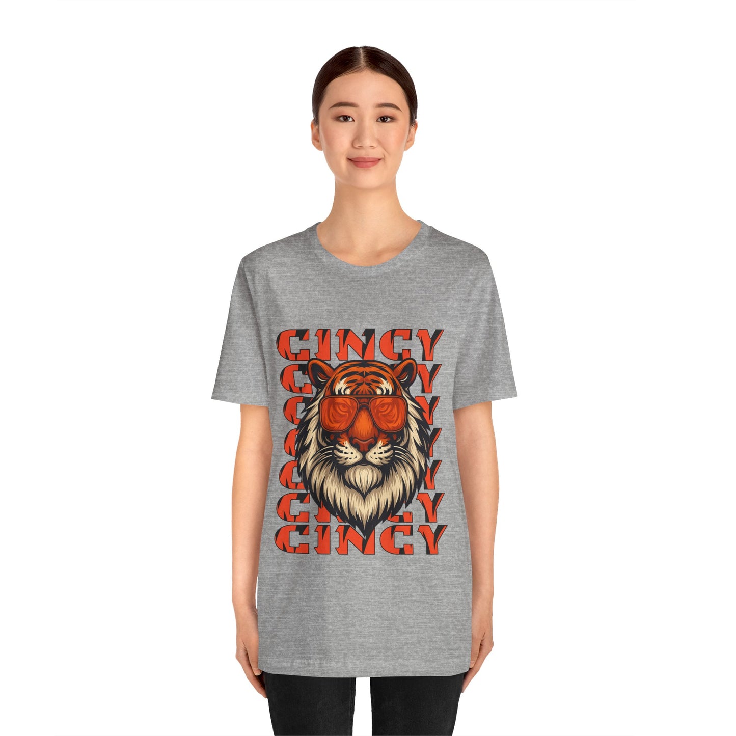 Cincy Tiger Unisex Jersey Short Sleeve Tee