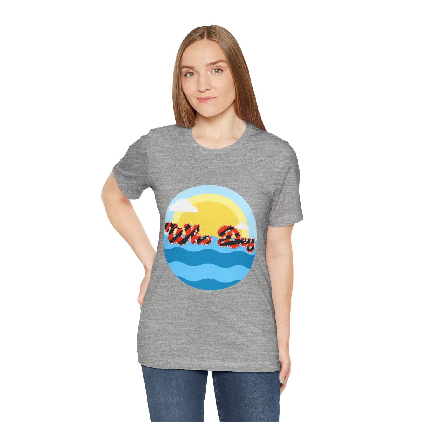 Who Dey Vibes Unisex Jersey Short Sleeve Tee