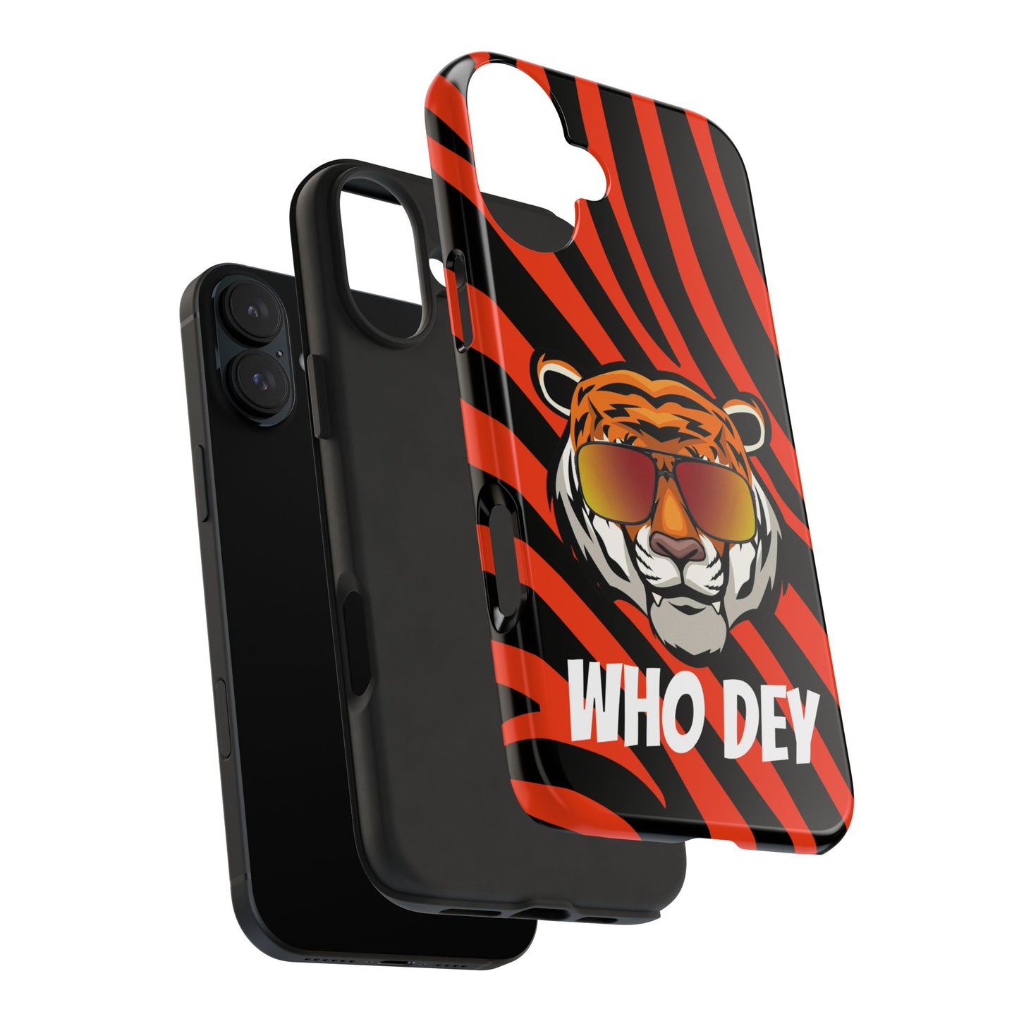 Who Dey Tiger Tough Phone Case