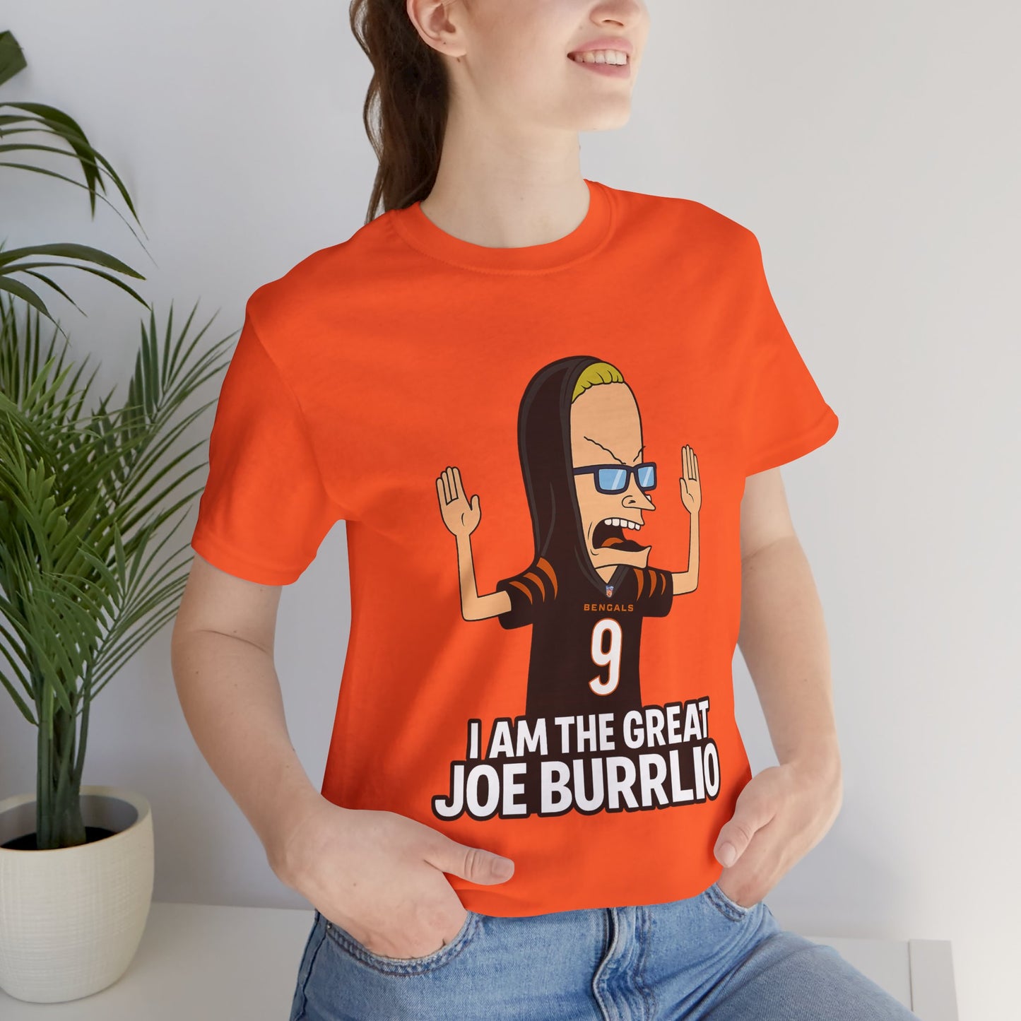 I Am The Great Joe Burrrlio Unisex Jersey Tee, Funny Graphic Tee, Sports Fan Apparel, Gift for Him, Casual Wear, Screen Print Shirt