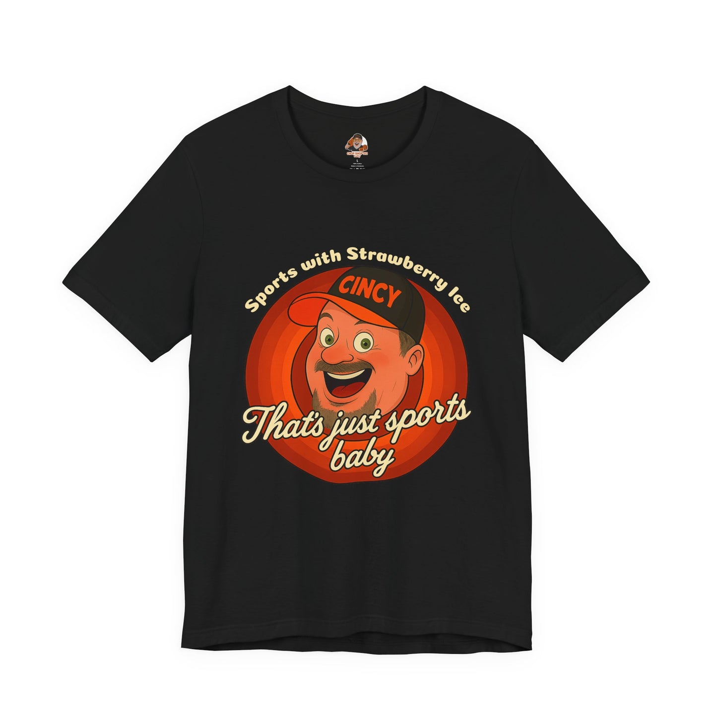 Sports with Strawberry Ice Tee, Casual Wear, Gift for Sports Fans, Unisex Shirt, Birthday or Holiday Apparel