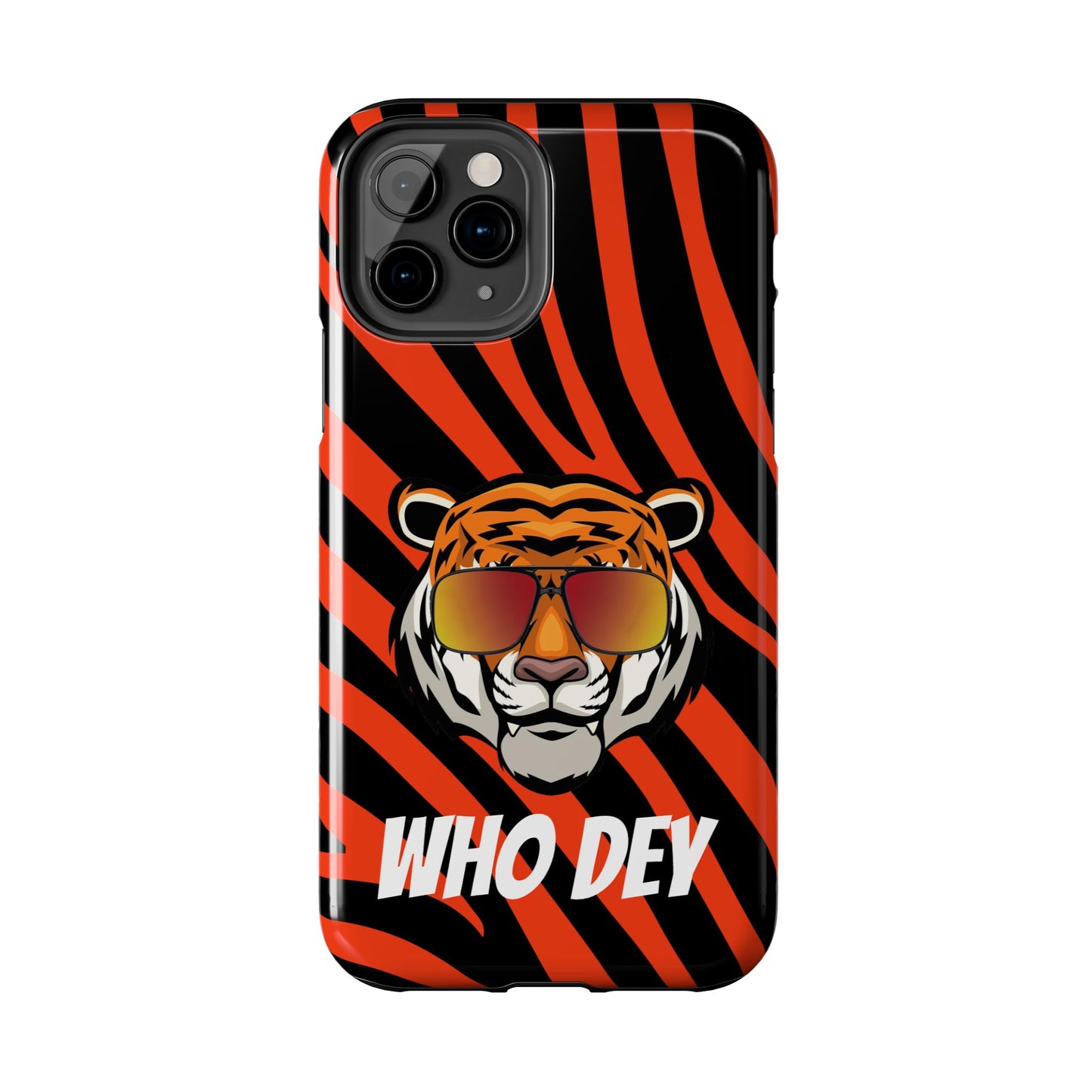 Who Dey Tiger Tough Phone Case