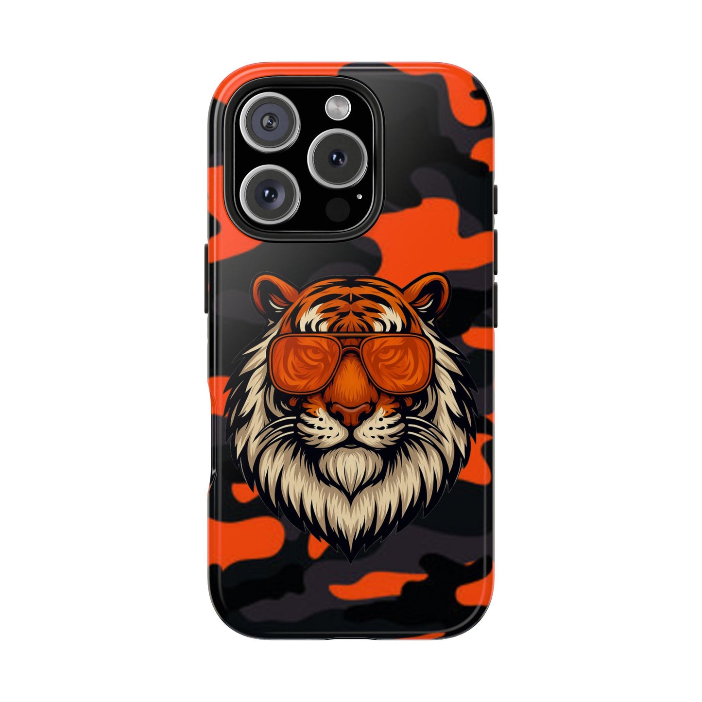 Seeing life through the orange tints Tiger Tough Phone Cases