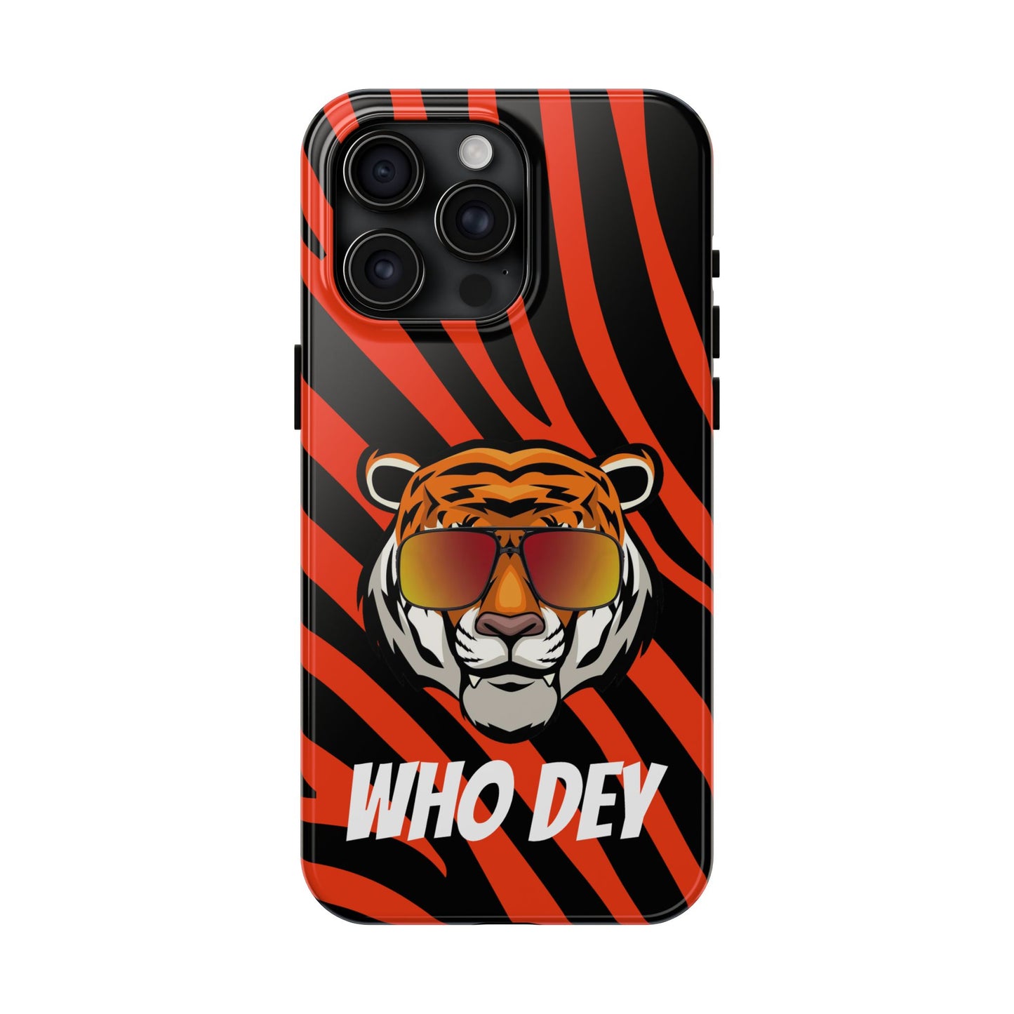 Who Dey Tiger Tough Phone Case