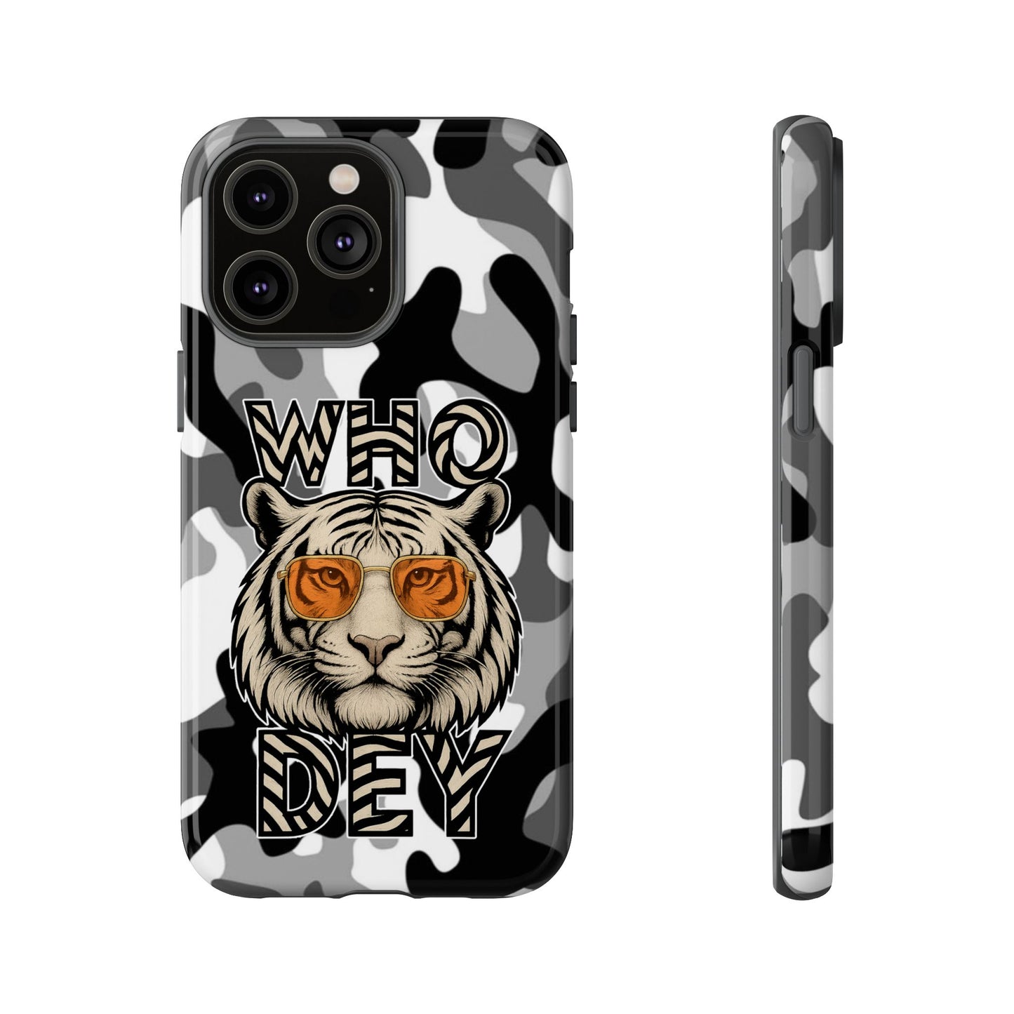 WhiteOut Tiger Phone Case for iPhone