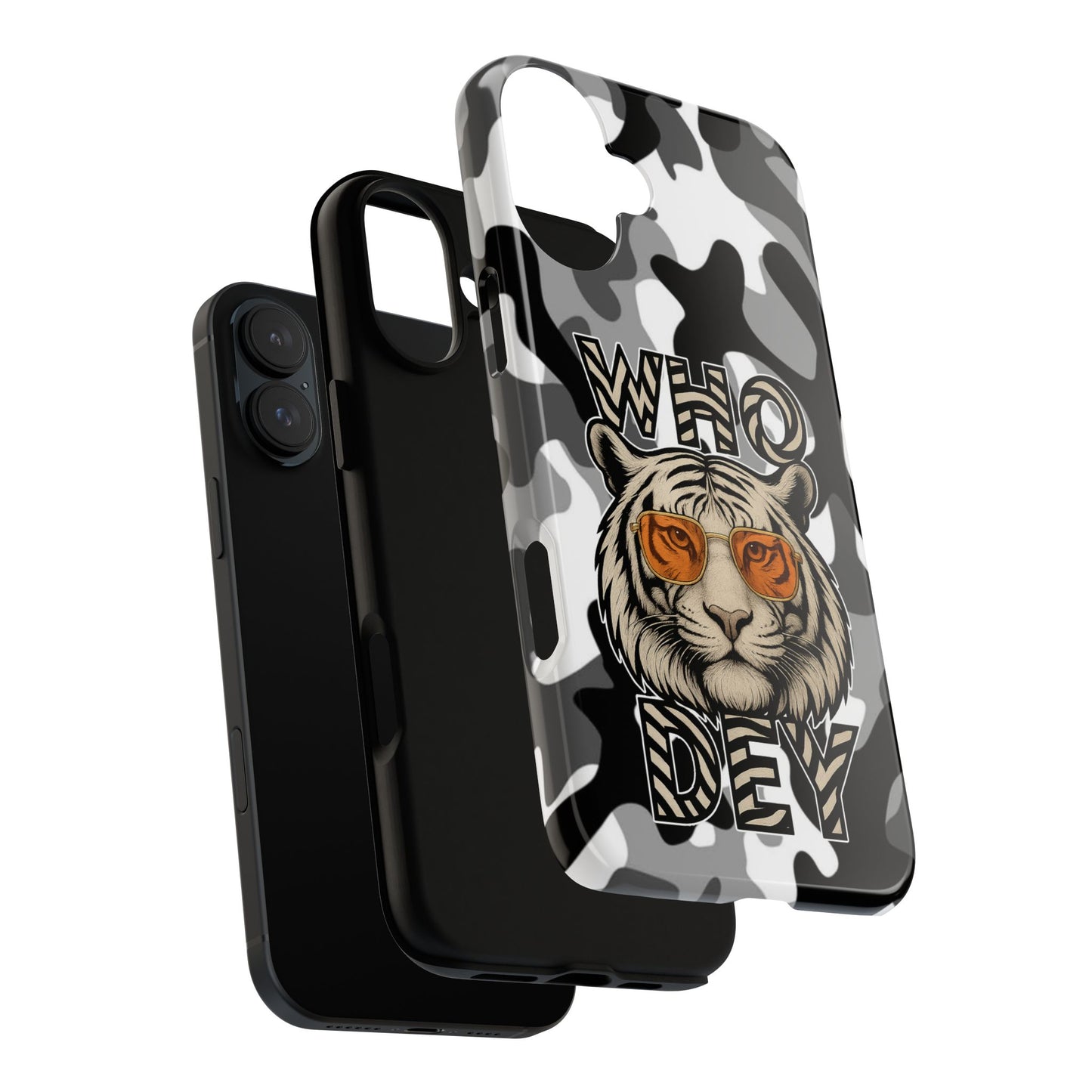WhiteOut Tiger Phone Case for iPhone