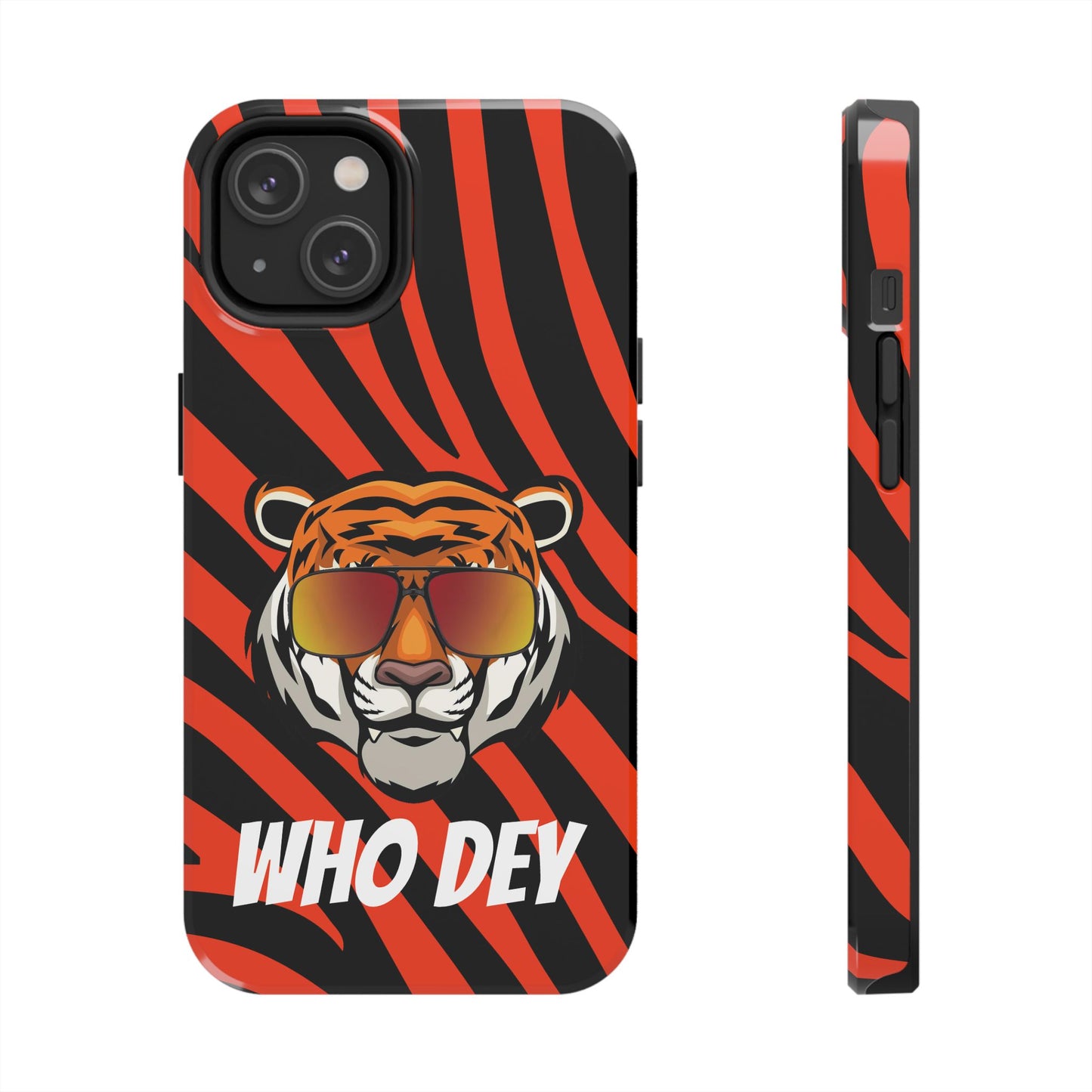 Who Dey Tiger Tough Phone Case