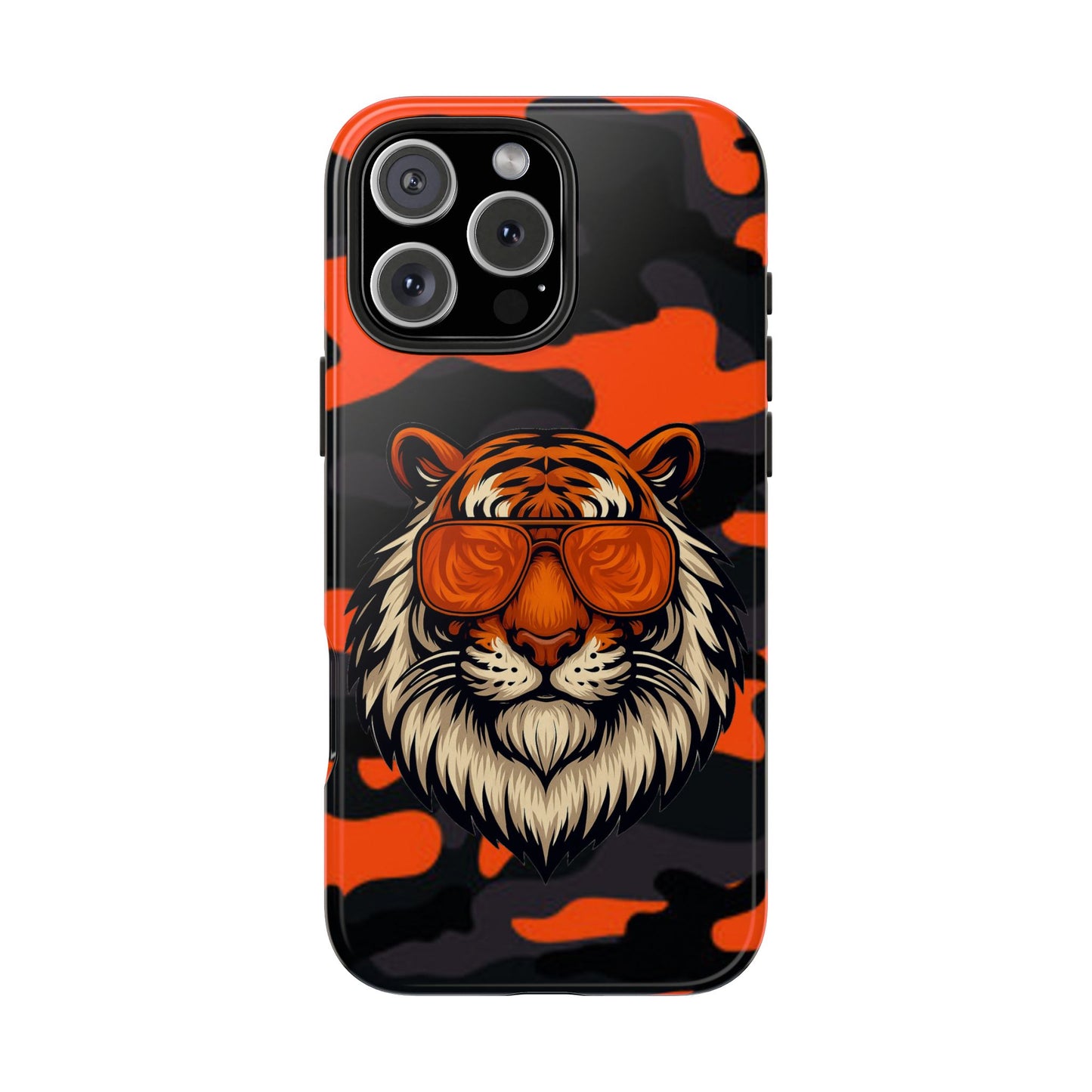 Seeing life through the orange tints Tiger Tough Phone Cases