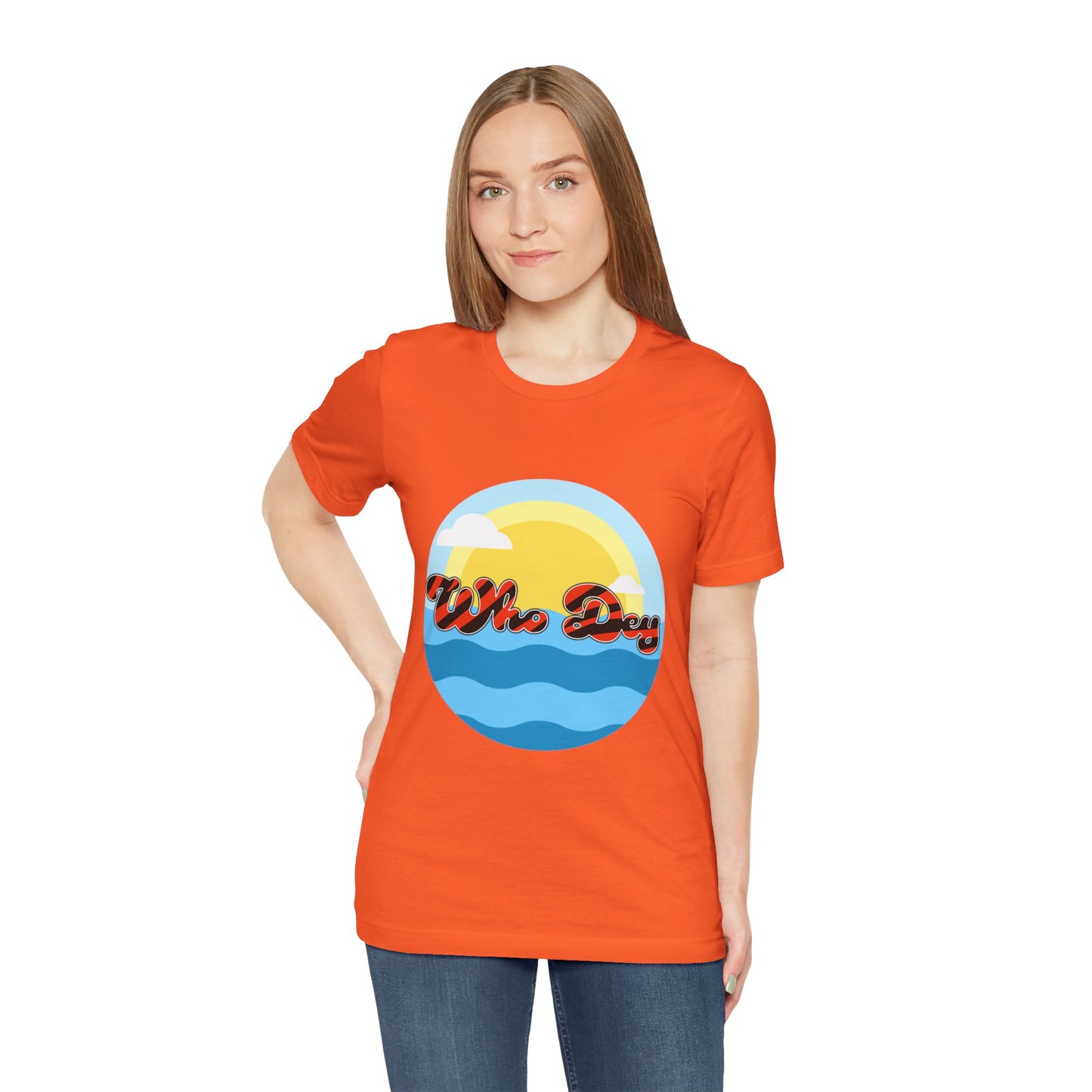 Who Dey Vibes Unisex Jersey Short Sleeve Tee