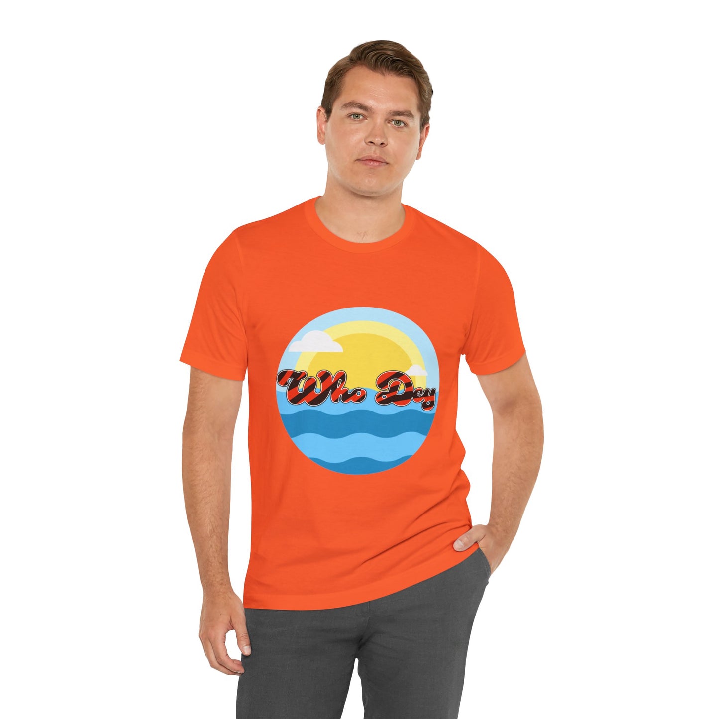 Who Dey Vibes Unisex Jersey Short Sleeve Tee