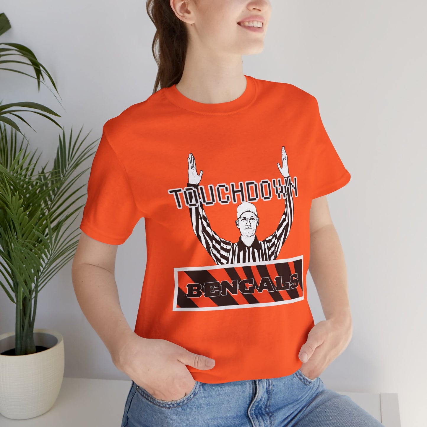 TouchDown Bengals Unisex Jersey Short Sleeve Tee