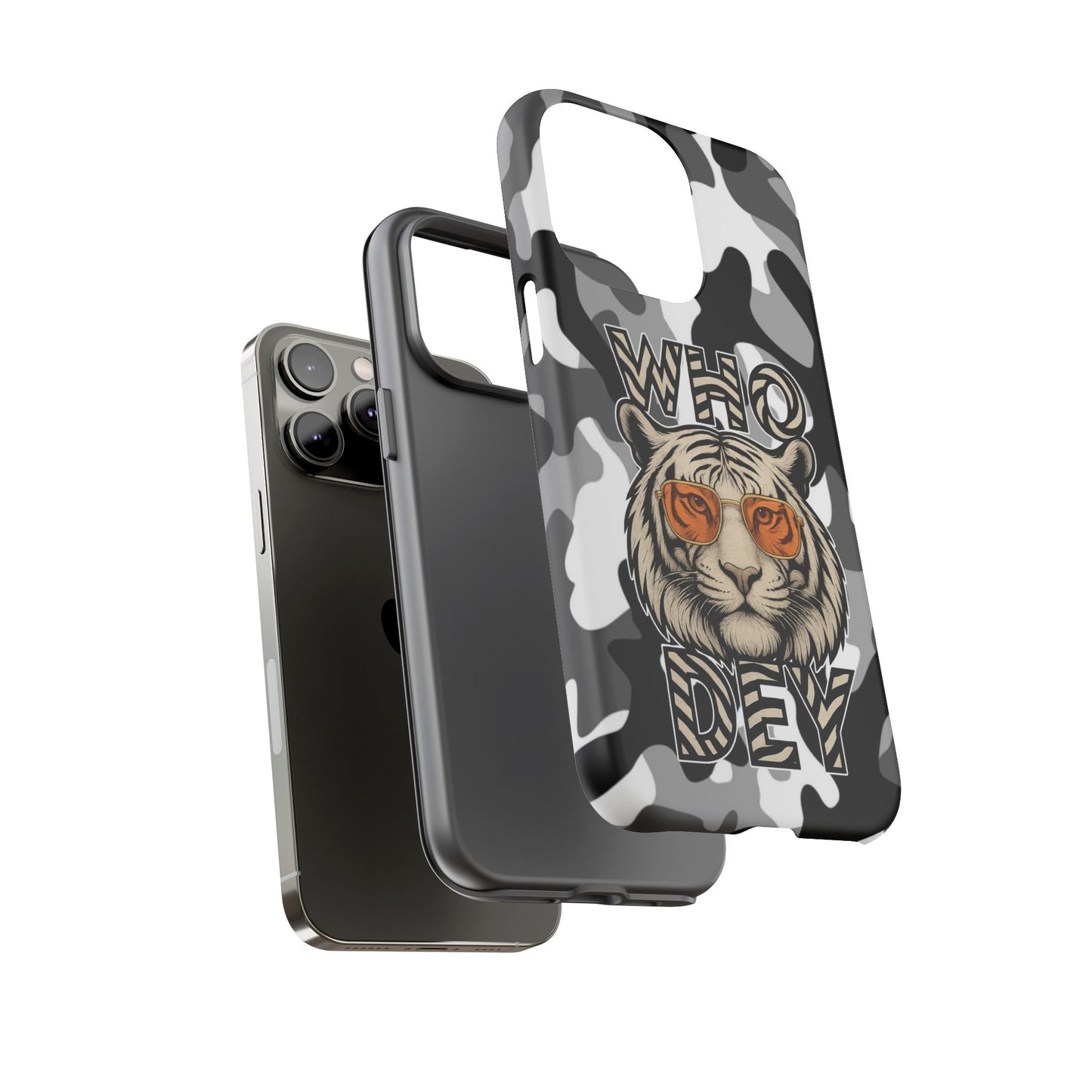 WhiteOut Tiger Phone Case for iPhone