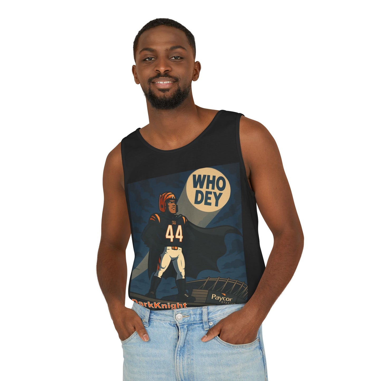 Tank Top Bengals Demetrius Knight The Dark Knight Who Dey Fan Shirt