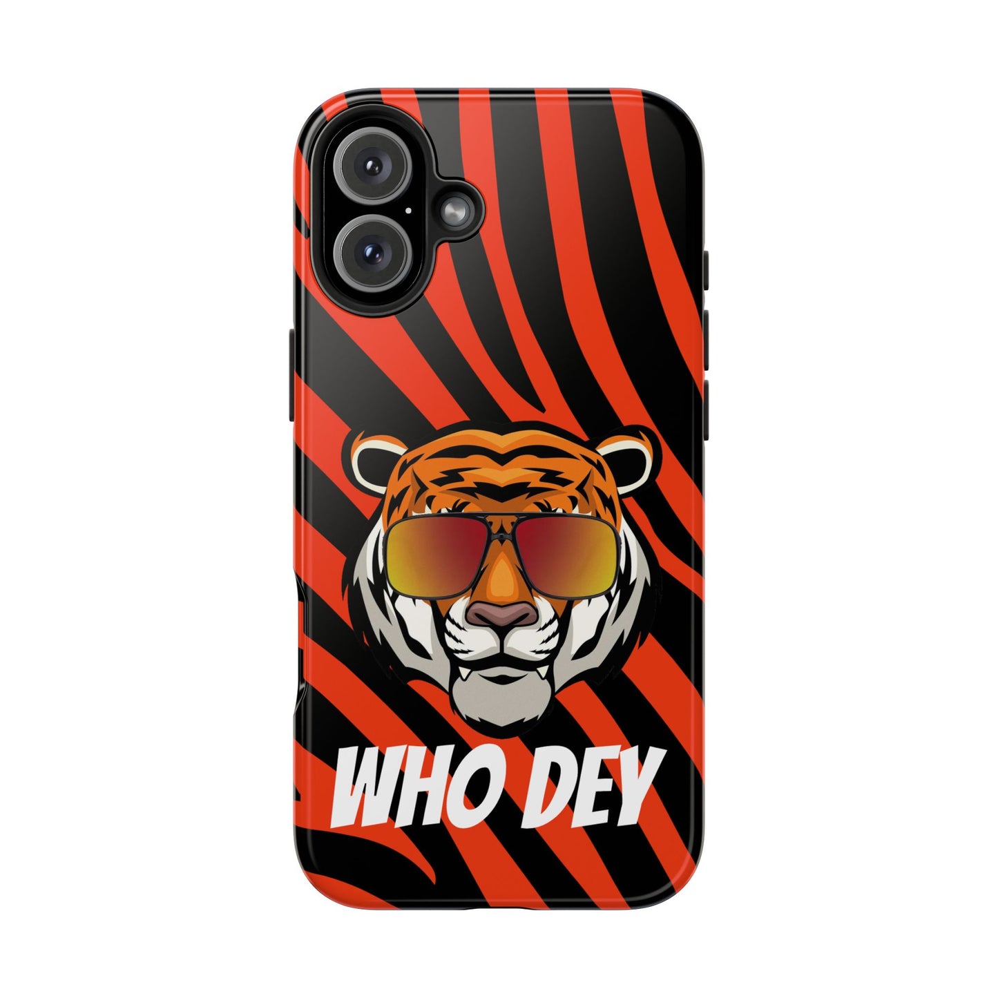Who Dey Tiger Tough Phone Case