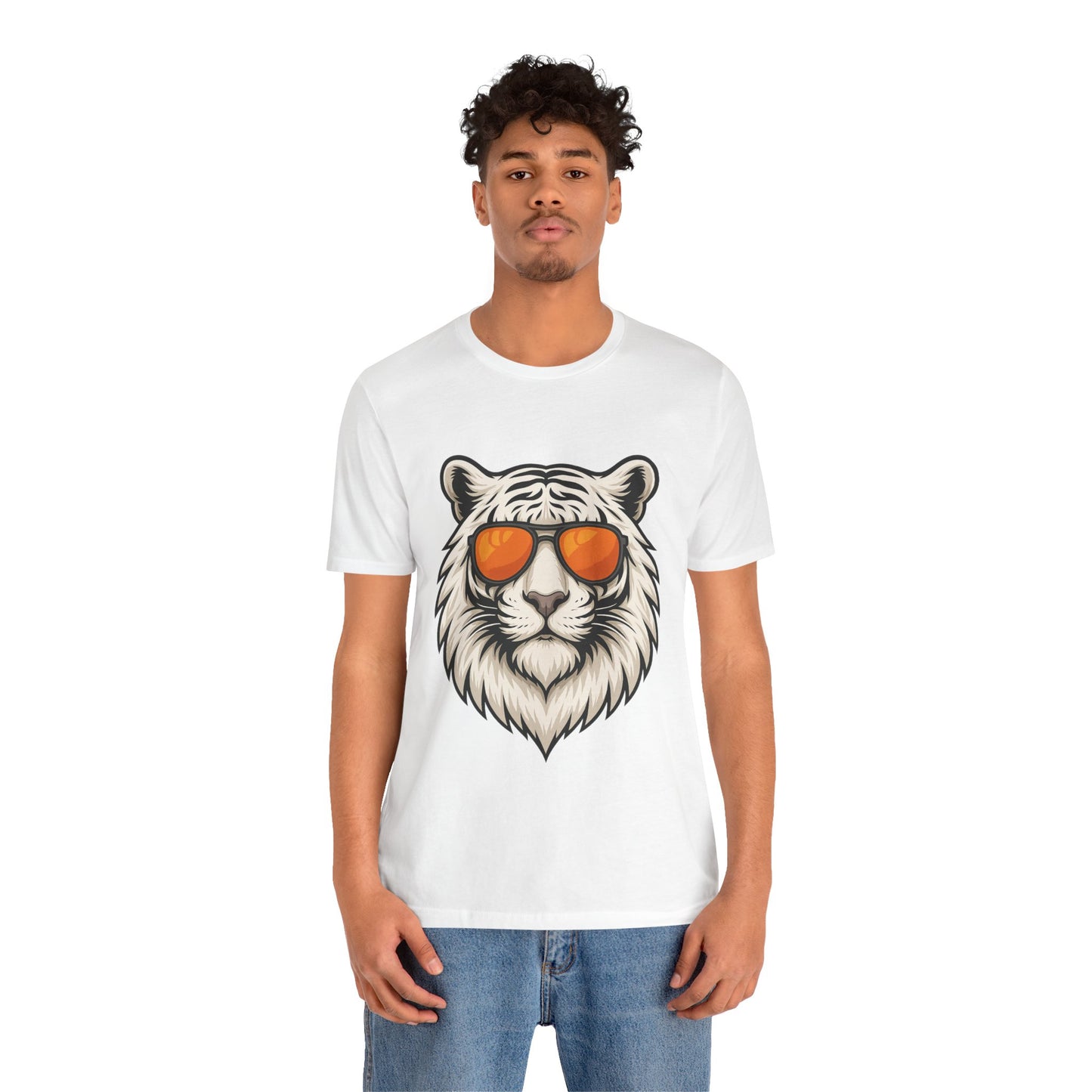 Cool Tiger Orange Sunglasses Tee