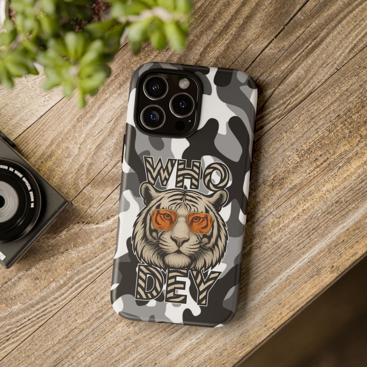 WhiteOut Tiger Phone Case for iPhone