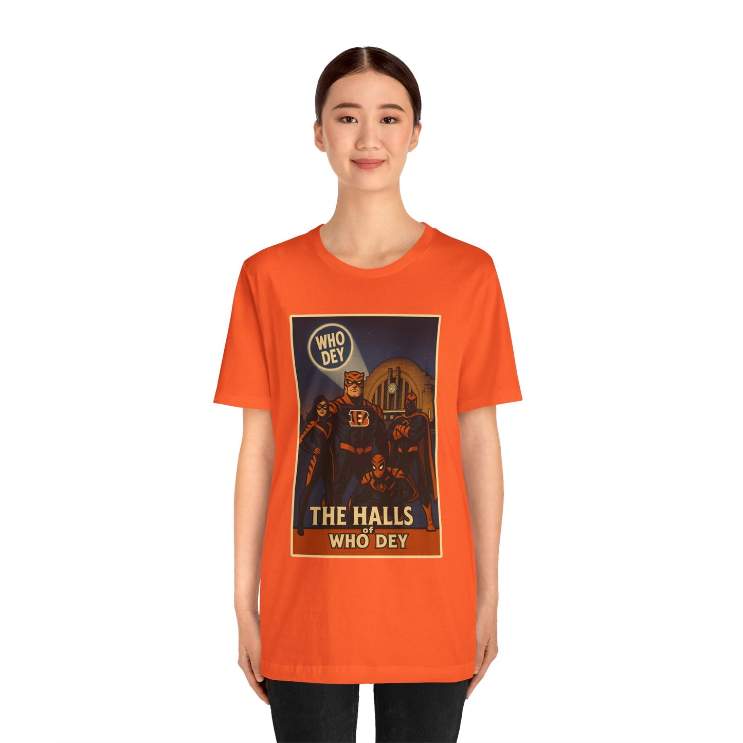 Halls of Bengals Super Fans Tee, Sports Shirt, Game Day Attire, Artist Series, Gift for Football Lovers