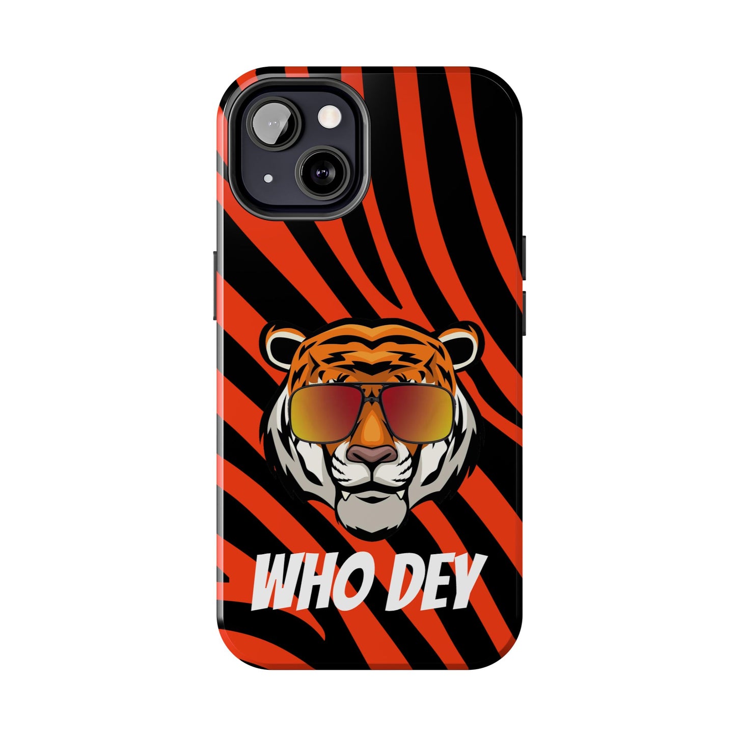 Who Dey Tiger Tough Phone Case