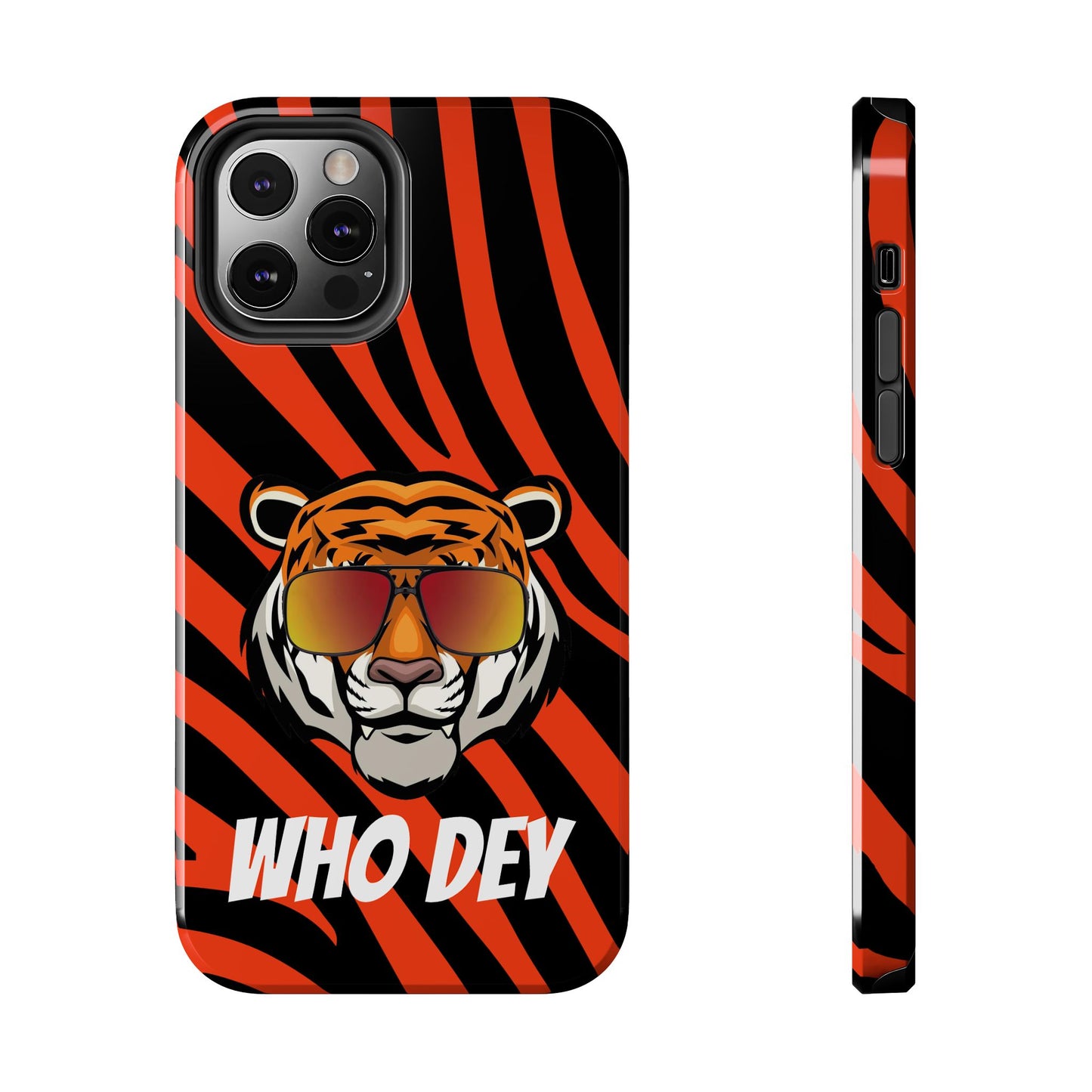Who Dey Tiger Tough Phone Case