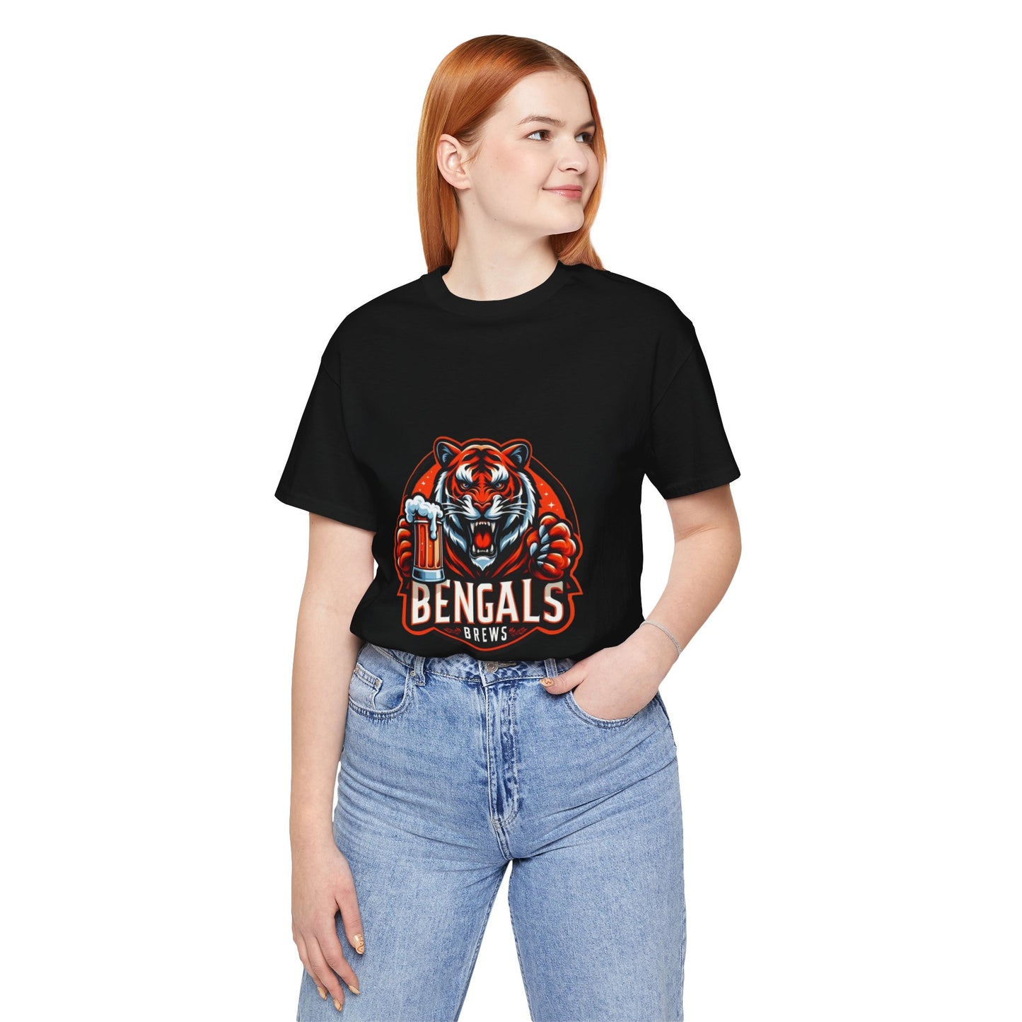 Bengals and Brews Tee Unisex Jersey Short Sleeve Tee