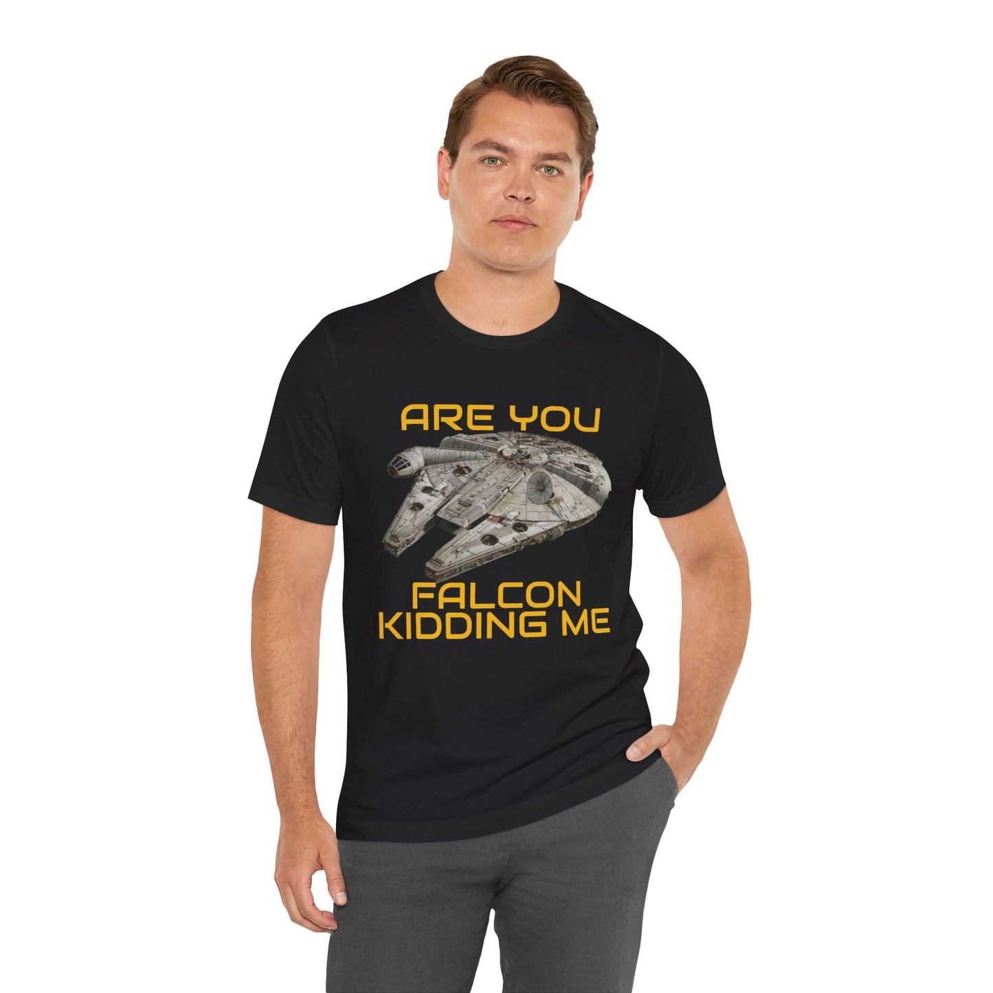 Star Wars Inspired Tee: Are You Falcon Kidding Me?, Movie Apparel, Unisex Tee, Geeky Gift, Sci-Fi Fashion, Comic-Con Style