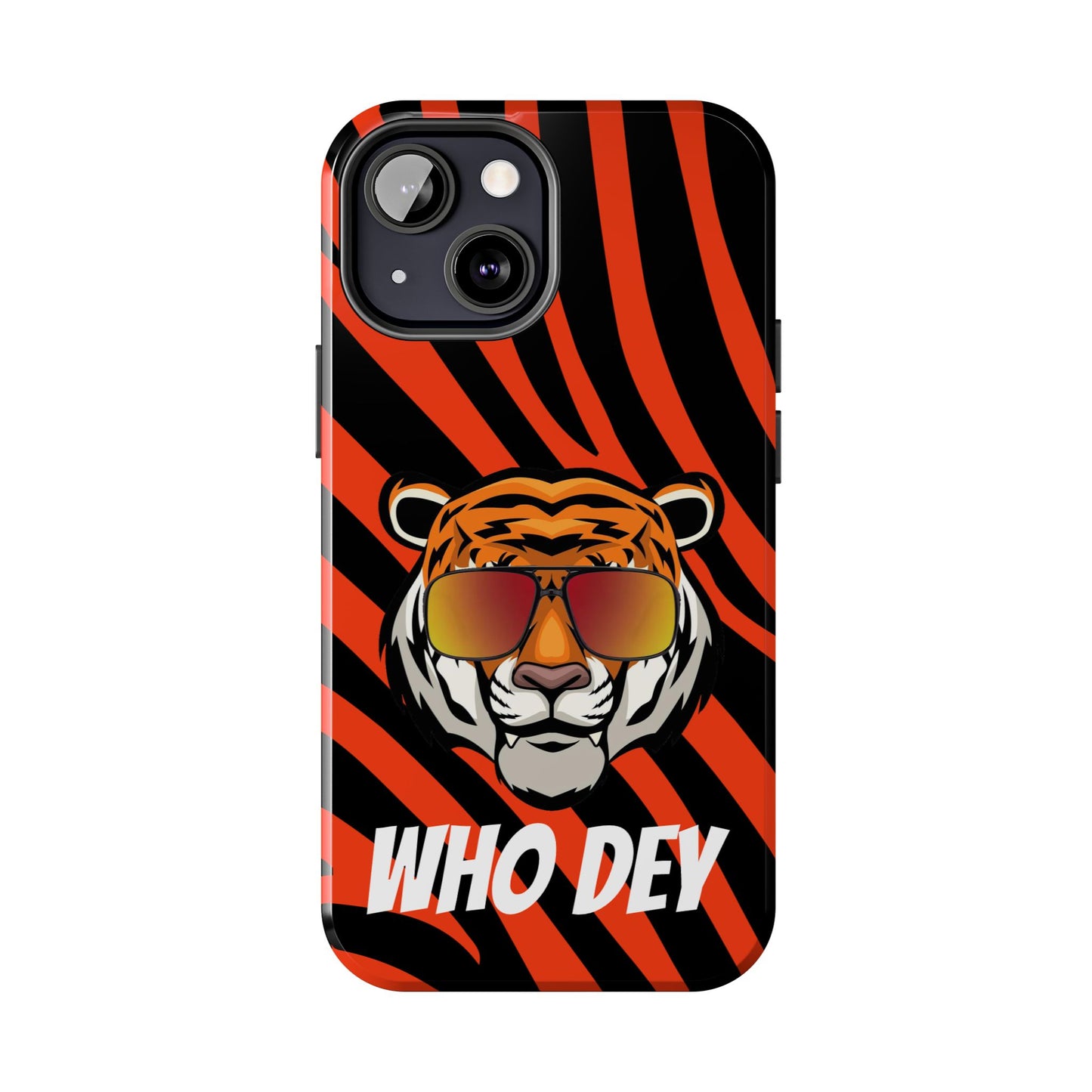 Who Dey Tiger Tough Phone Case