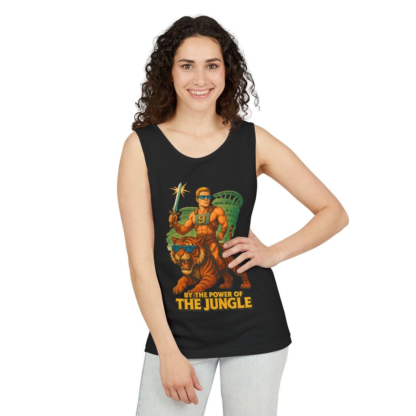 Tank Top Bengals He-Man Parody Summer Suns Out Guns Out