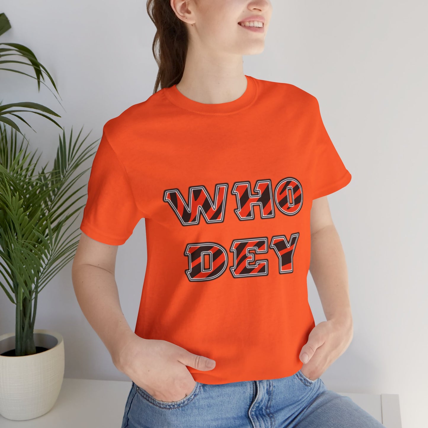 WHO DEY Unisex Jersey Short Sleeve Tee