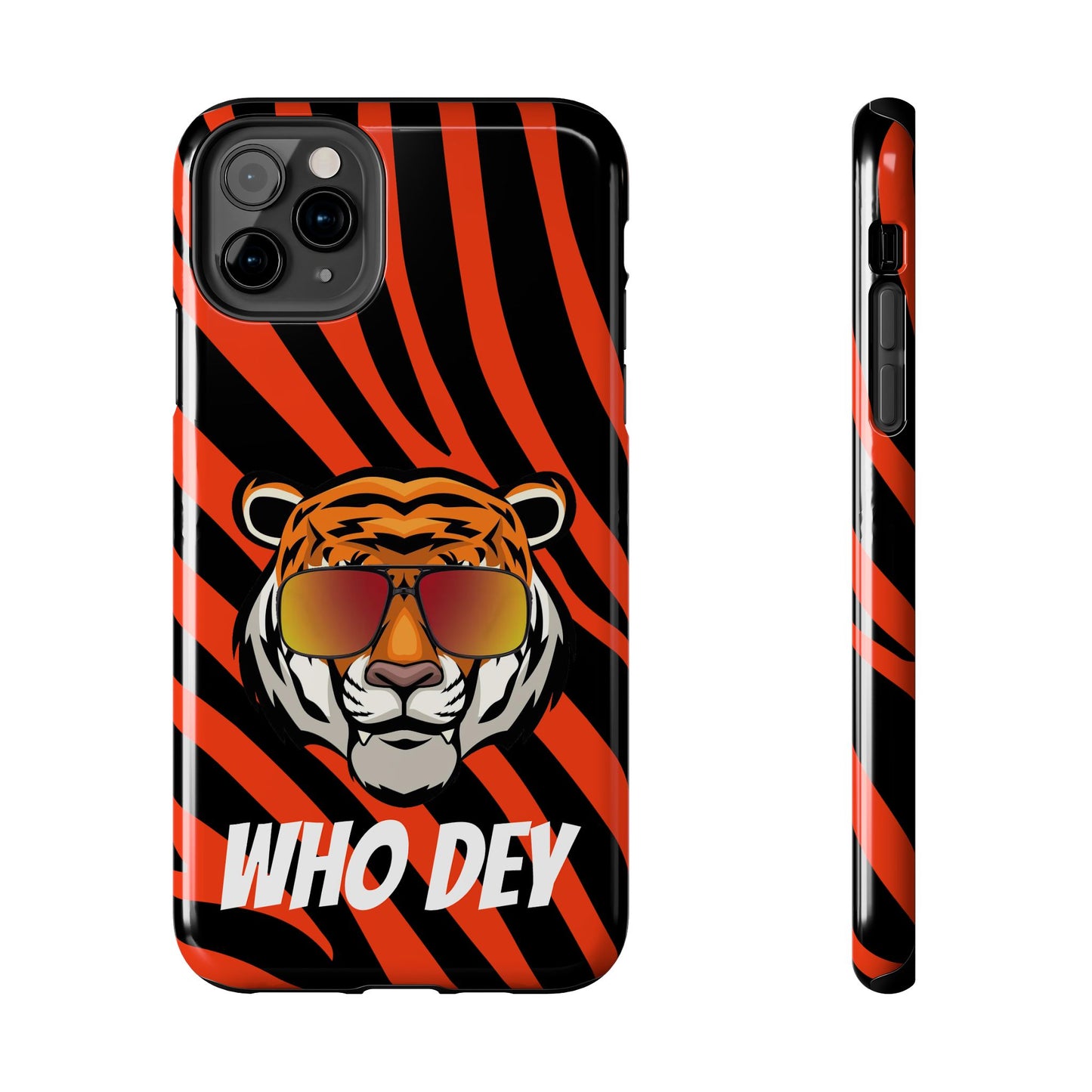 Who Dey Tiger Tough Phone Case