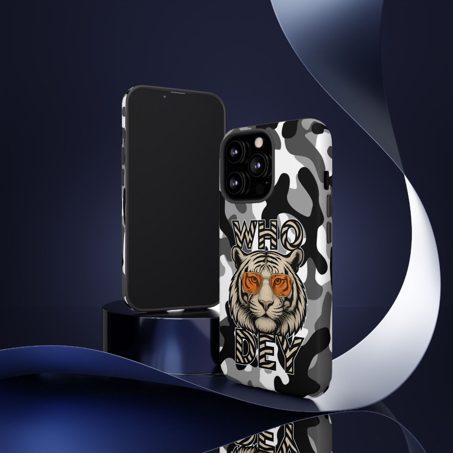 WhiteOut Tiger Phone Case for iPhone