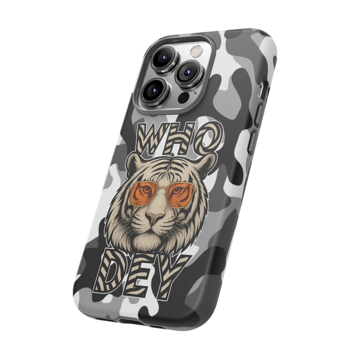 WhiteOut Tiger Phone Case for iPhone