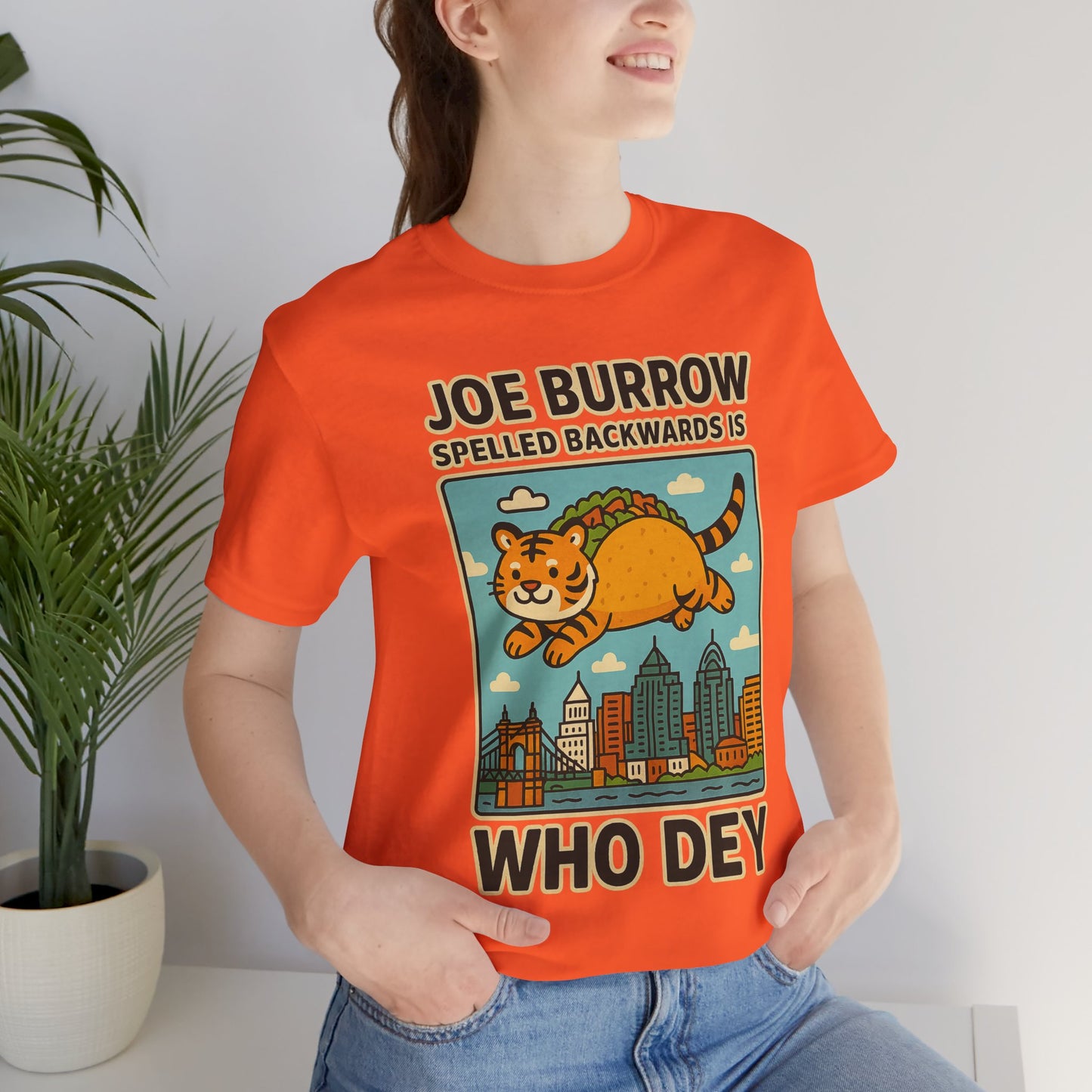 Taco Joe Who Dey Tee, Vintage Sports Shirt, Bengals Fan Apparel, Game Day Wear, Unisex Graphic Tee