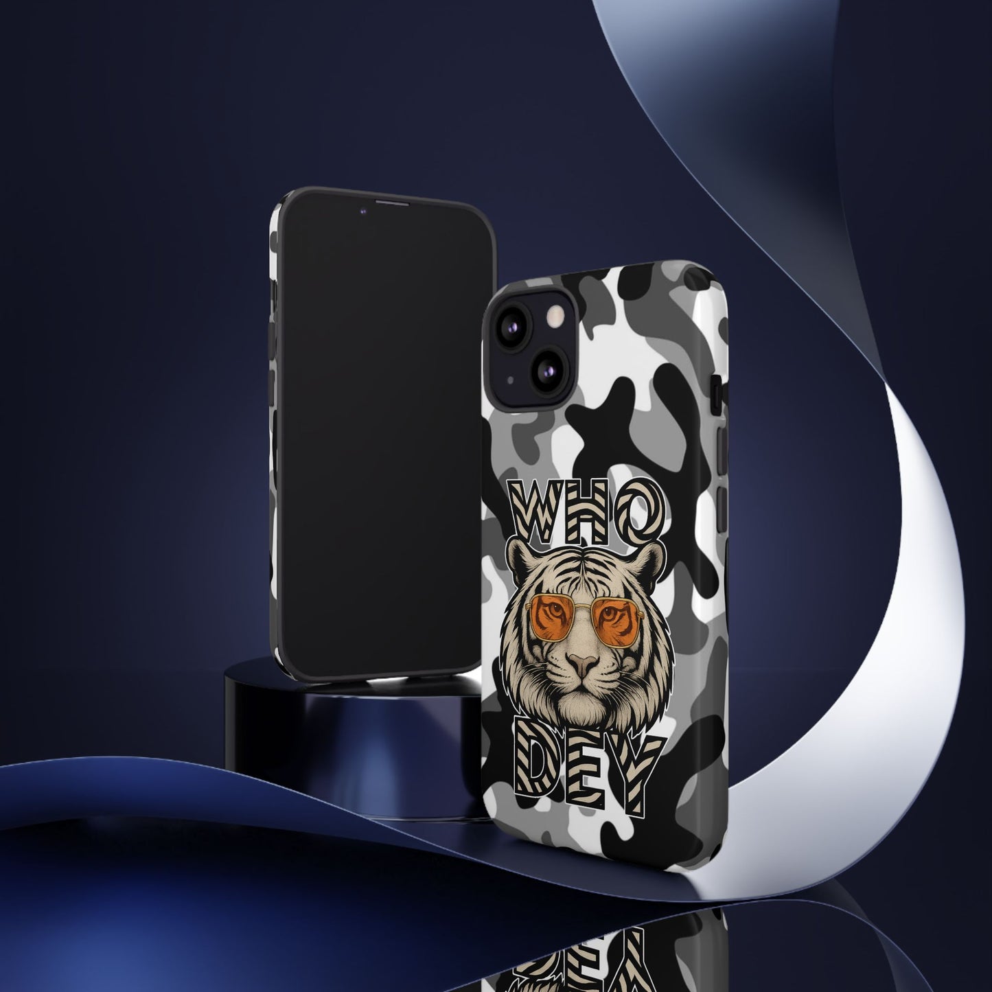 WhiteOut Tiger Phone Case for iPhone
