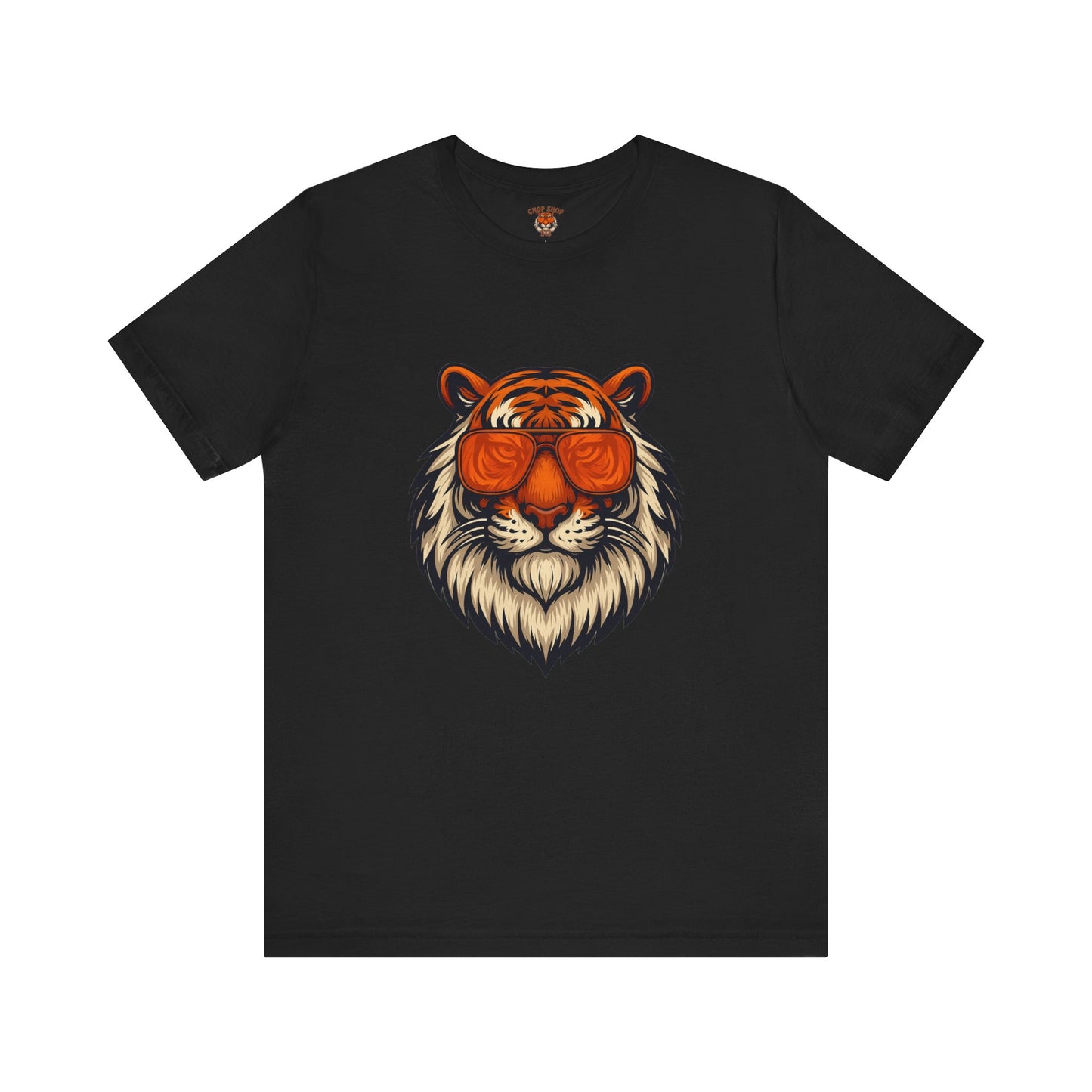 Orange Tint Bengal Cool Tiger Graphic Tee - Unisex Jersey Short Sleeve T-Shirt