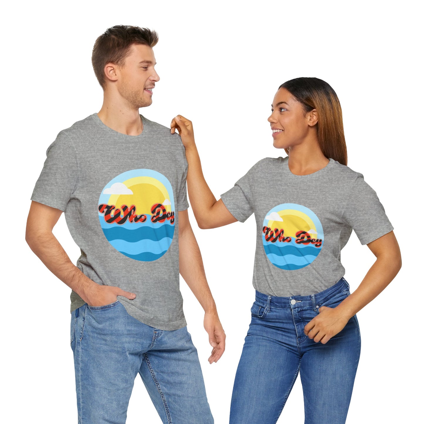 Who Dey Vibes Unisex Jersey Short Sleeve Tee