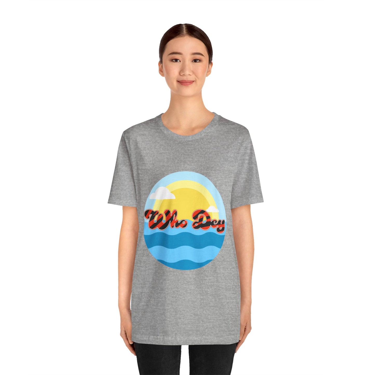 Who Dey Vibes Unisex Jersey Short Sleeve Tee