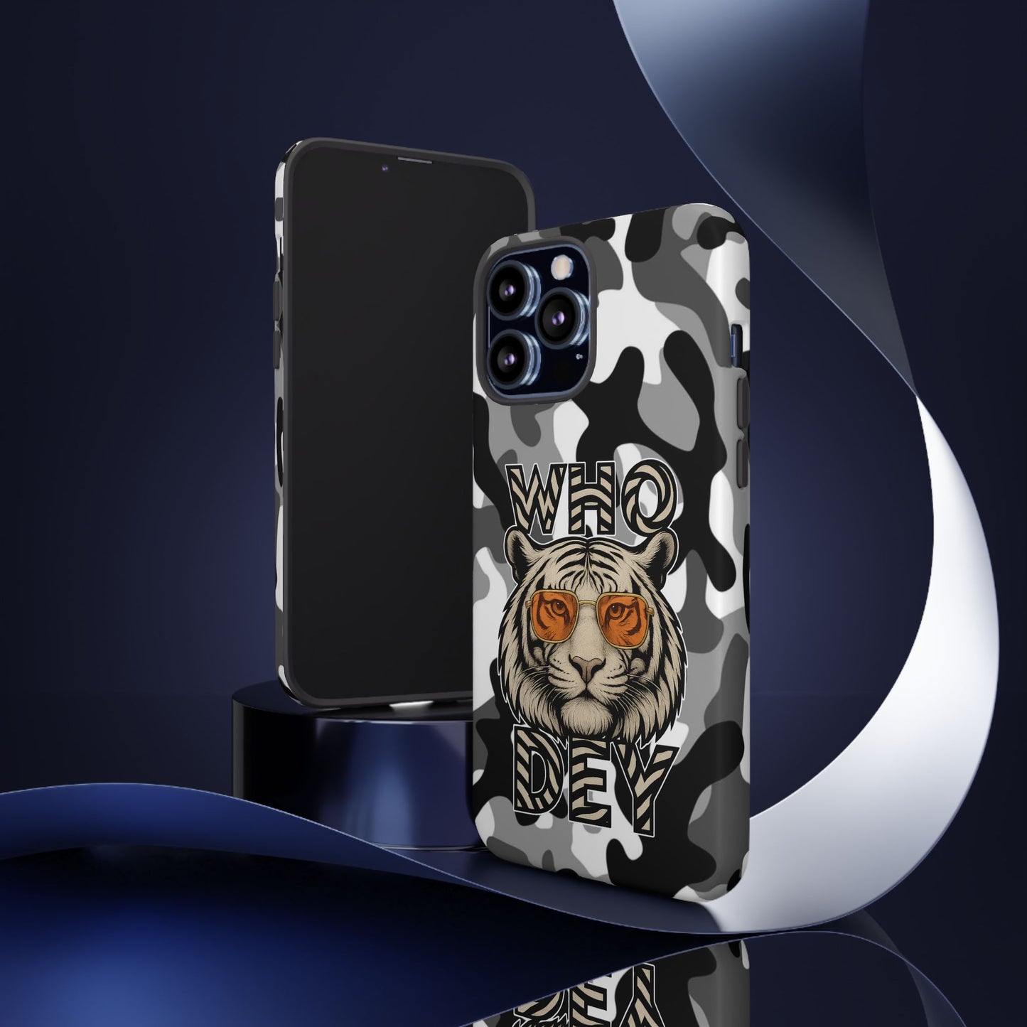 WhiteOut Tiger Phone Case for iPhone