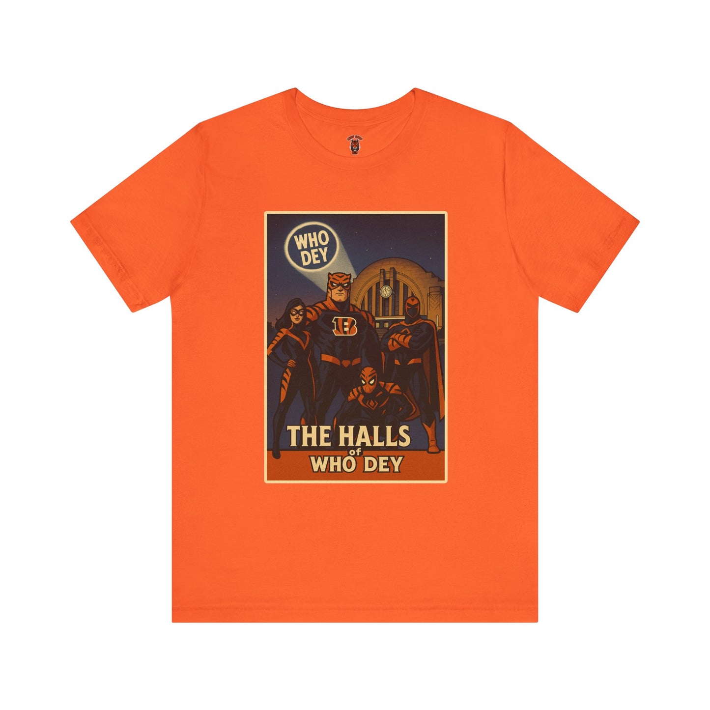 Halls of Bengals Super Fans Tee, Sports Shirt, Game Day Attire, Artist Series, Gift for Football Lovers