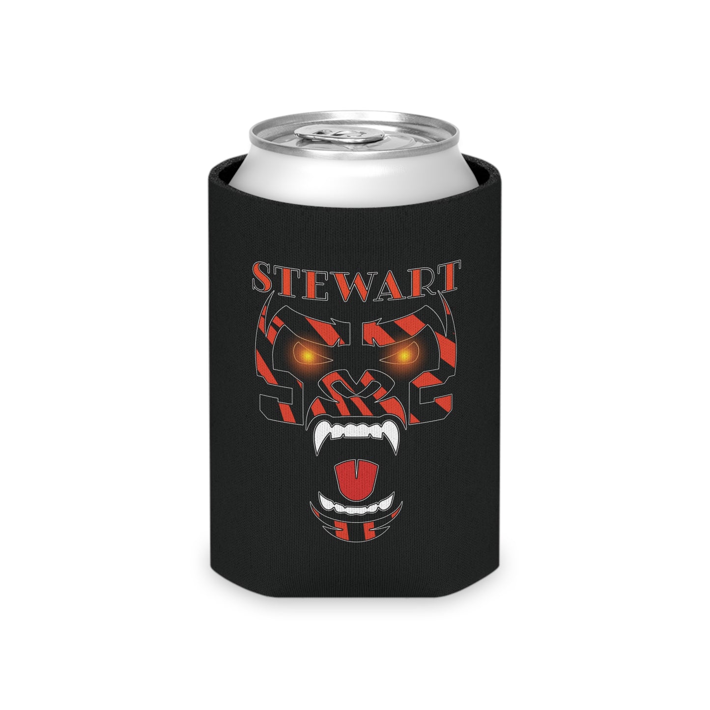 Stewart 97 Can Cooler with Fierce Jungle Gorilla Design