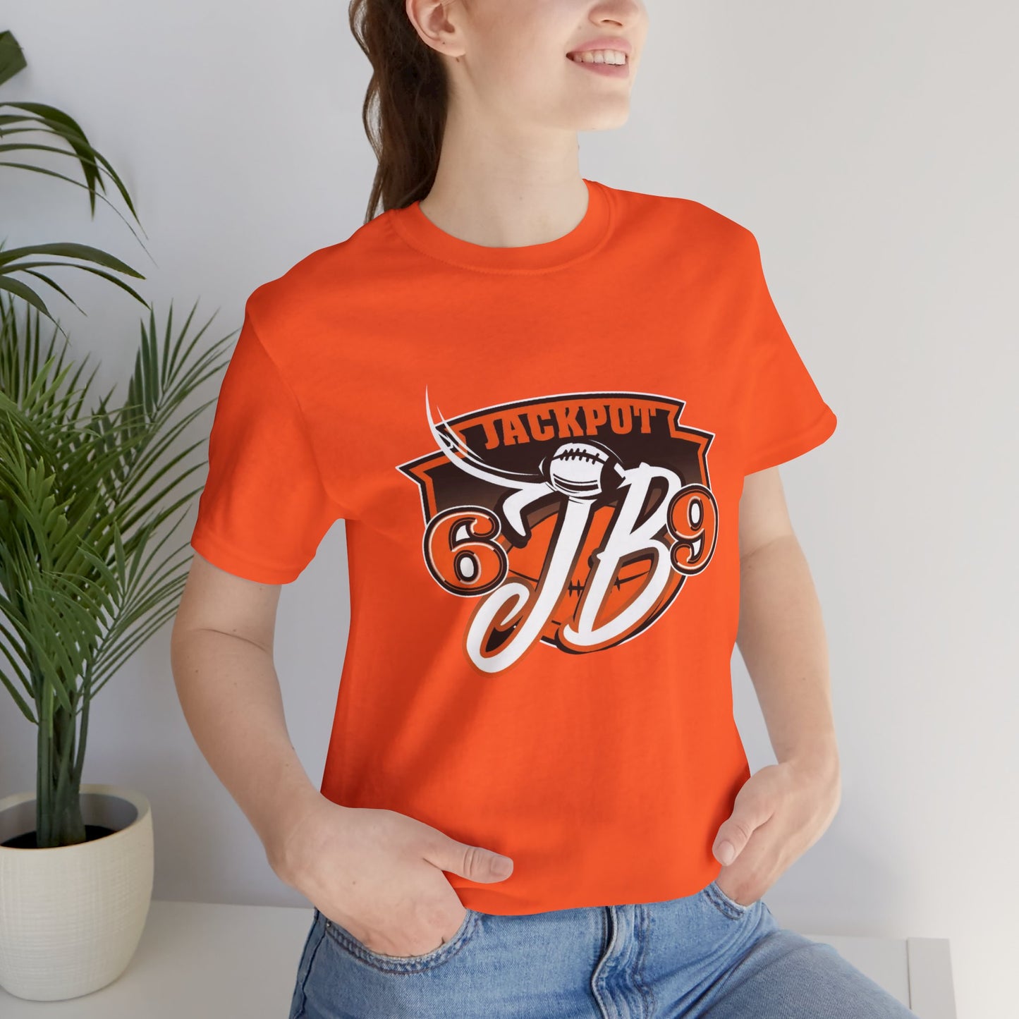 Jackpot JB 69 Unisex Jersey Tee | Casual Graphic T-Shirt, Everyday Wear, Gift for Sports Fans, Birthday Present, Fun Summer Top