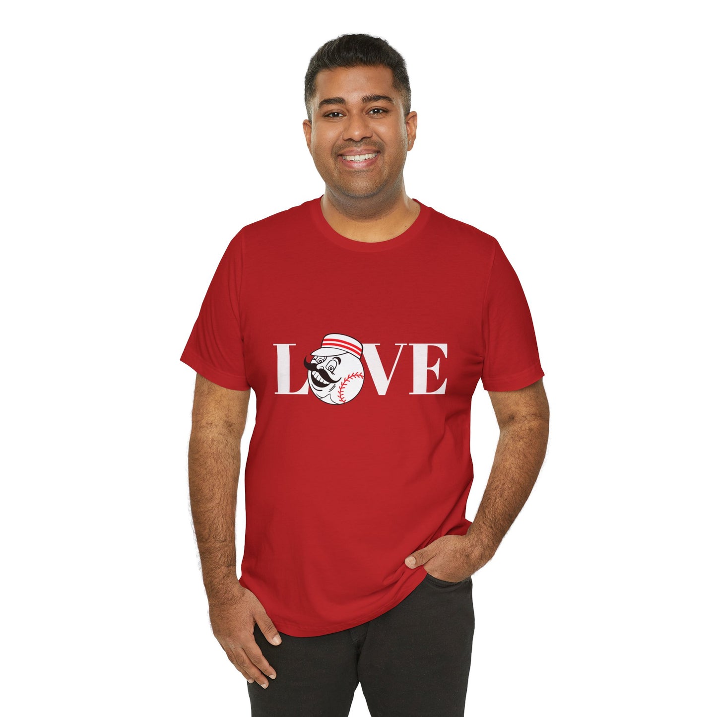 Love Baseball Unisex Jersey Tee