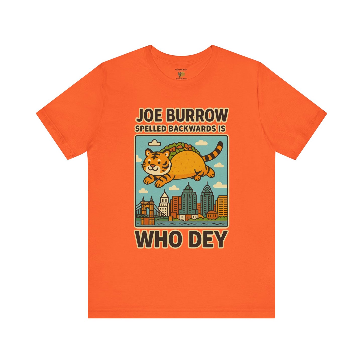 Taco Joe Who Dey Tee, Vintage Sports Shirt, Bengals Fan Apparel, Game Day Wear, Unisex Graphic Tee