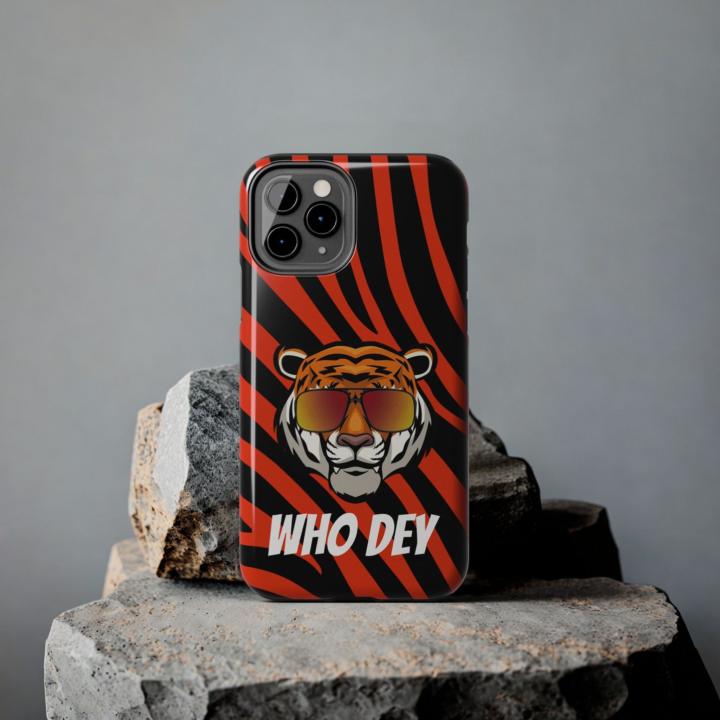 Who Dey Tiger Tough Phone Case
