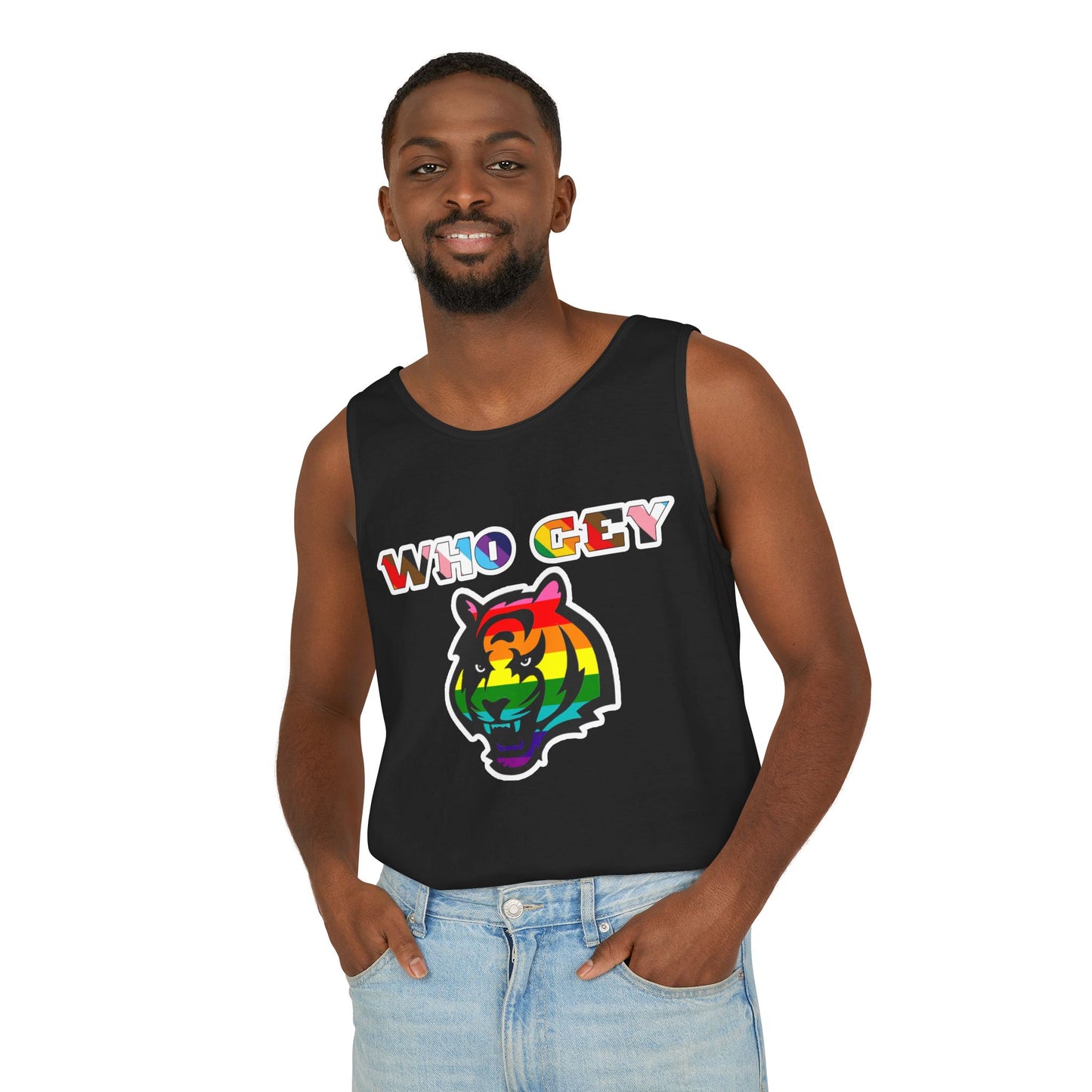 Vibrant Pride-Themed Tank Top | LGBTQ+ Apparel, Summer Wardrobe, Festival Wear, Gift for Friends, Casual Style