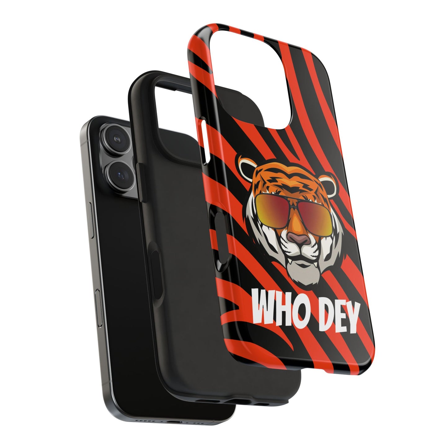 Who Dey Tiger Tough Phone Case